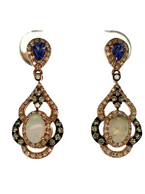 EFFY Tanzanite, Opal & Diamond Earrings. DTI0014/5-AKK 
A breathtaking example of EFFY’s 