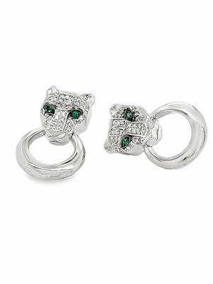 EFFY Diamond Signature Panther Door Knocker Earrings. DTI0144/19-ANK 
Fierce and iconic, these 