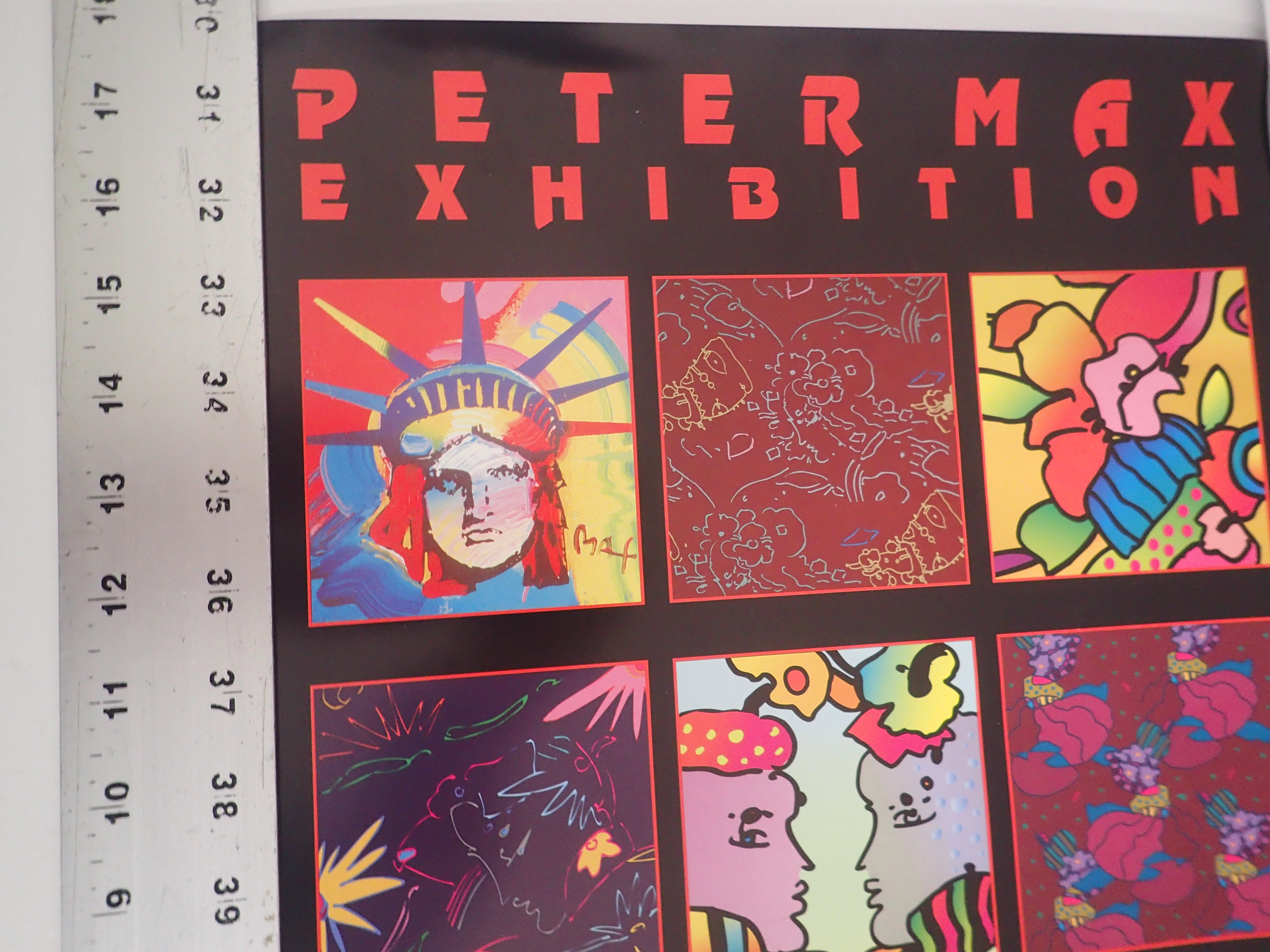 Peter Max Original Litho Signed in SIlver Marker