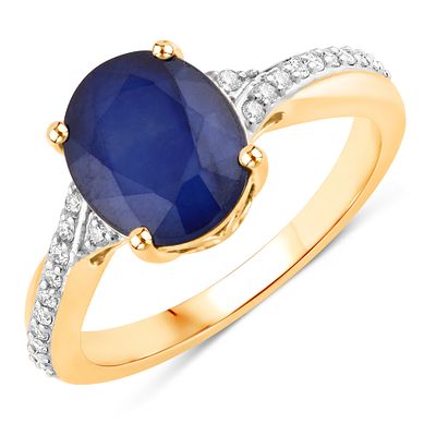 Blue Sapphire and Diamond Ring. QJ8423/21-MSOY 
Elegant and timeless, this exquisite ring 