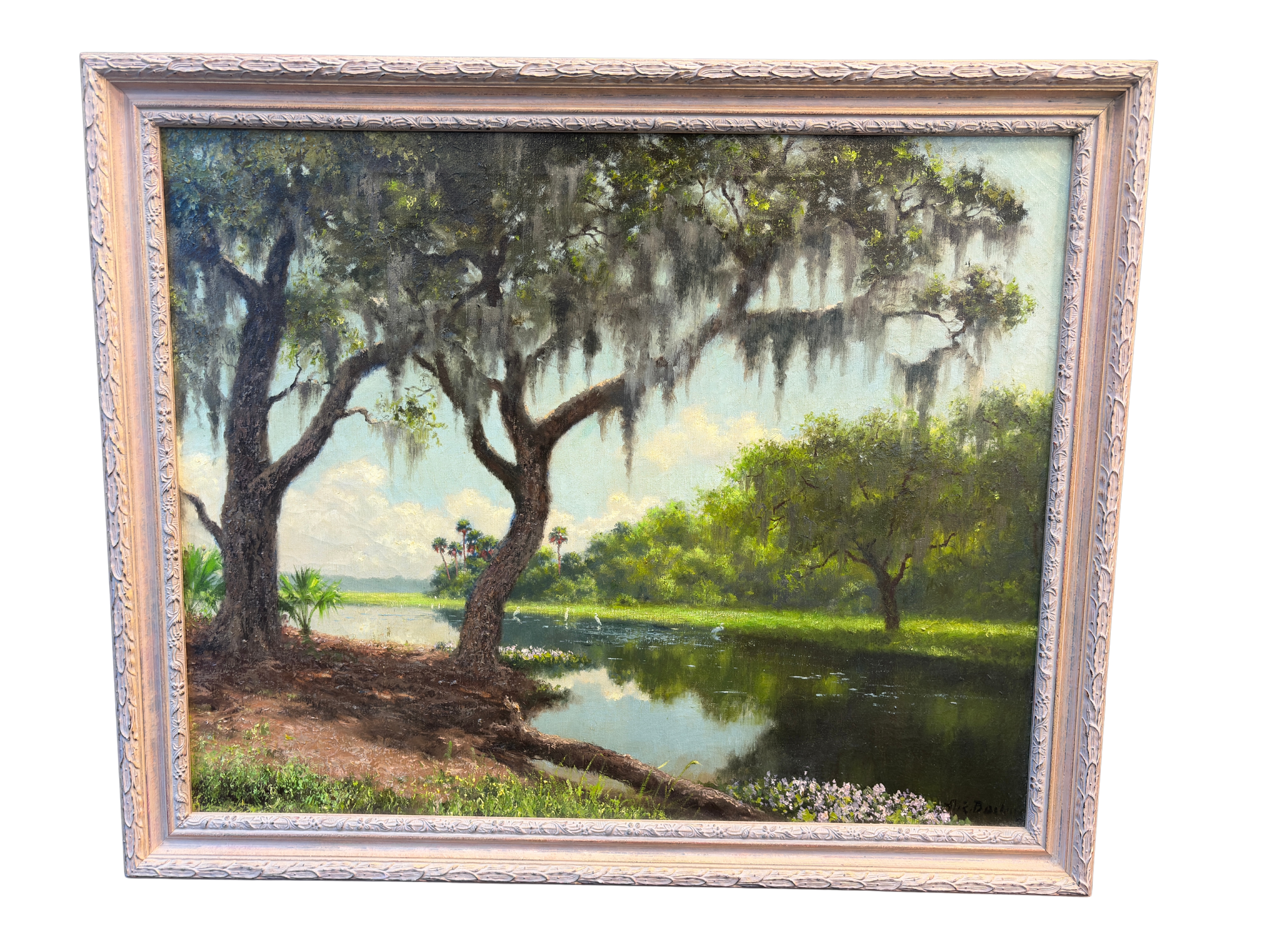 A.E. Backus Oil on Canvas Signed