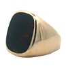 Bloodstone Signet Ring. S/7.8-TSS 
This impressive signet ring features a striking bezel-set Image - 1