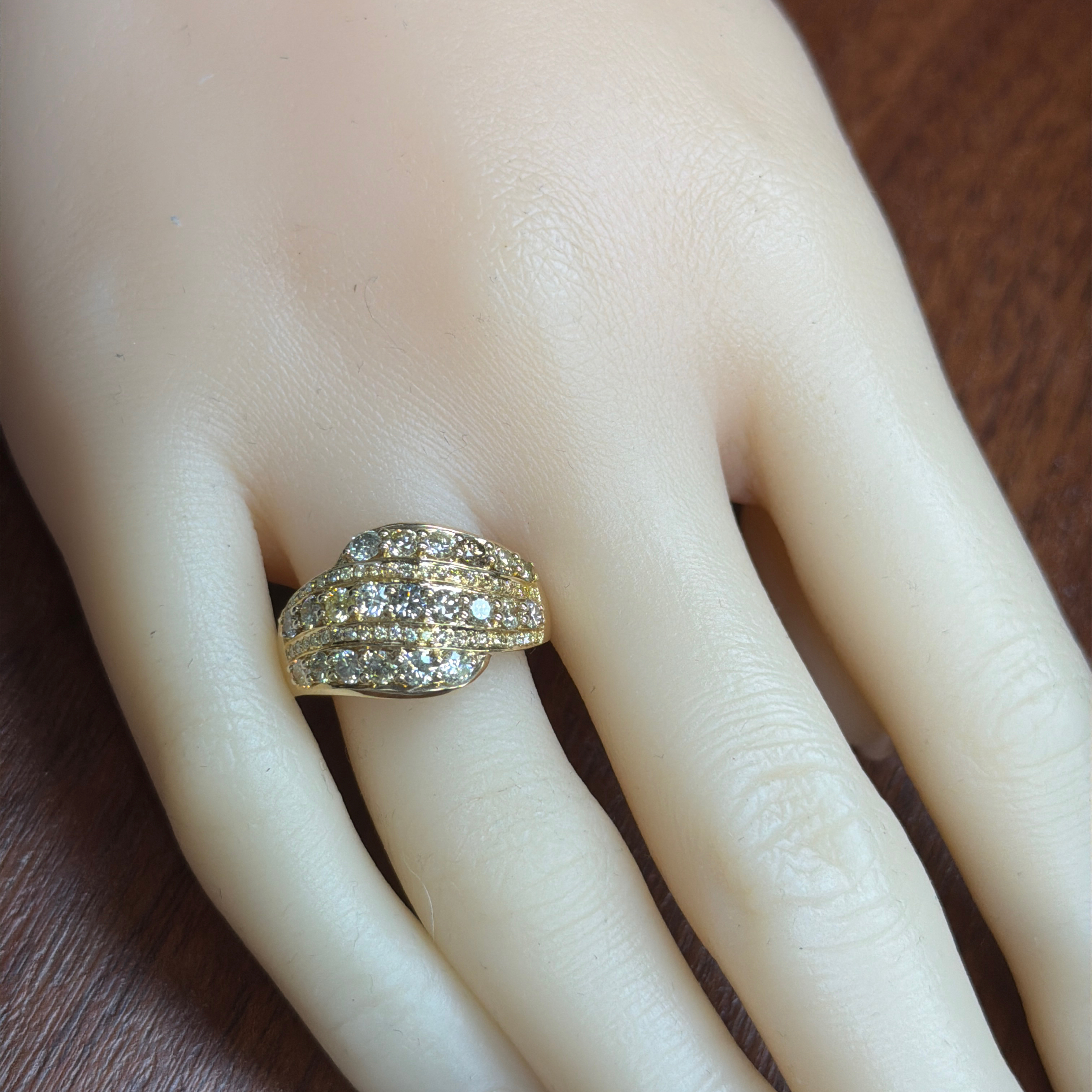 Multi-color Diamond Ring