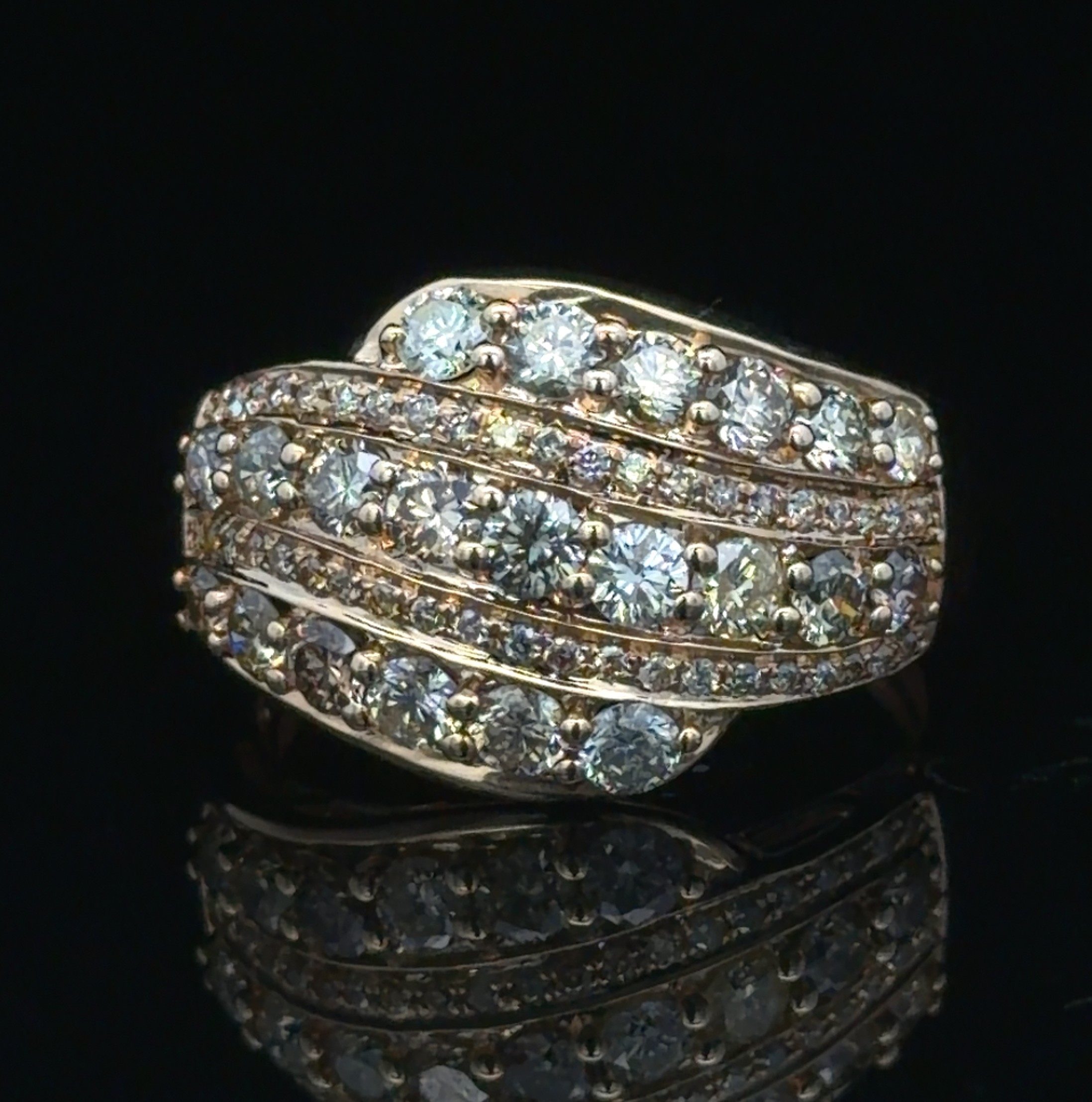 Multi-color Diamond Ring