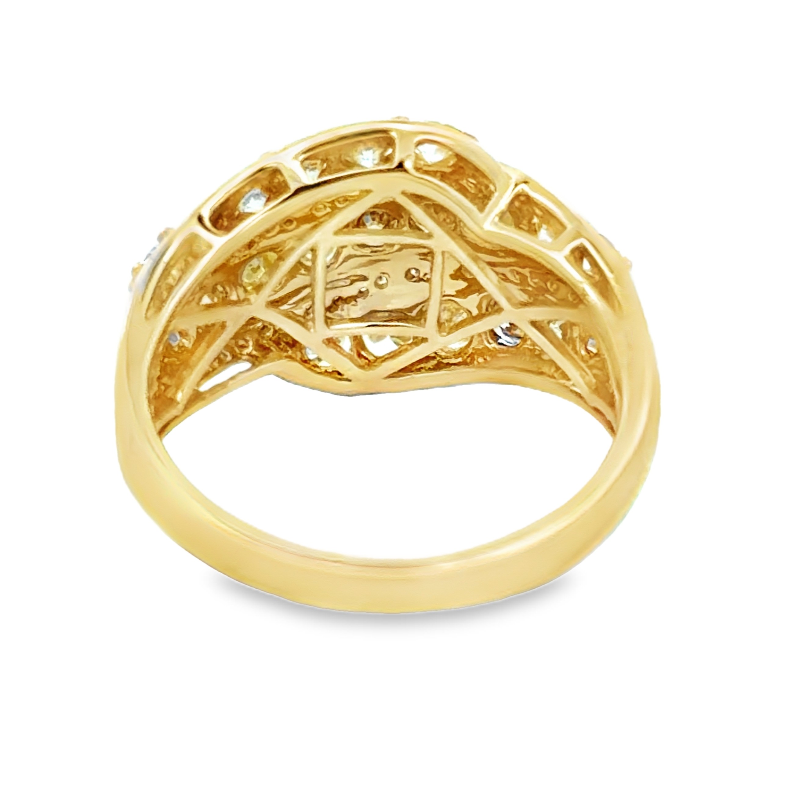Multi-color Diamond Ring