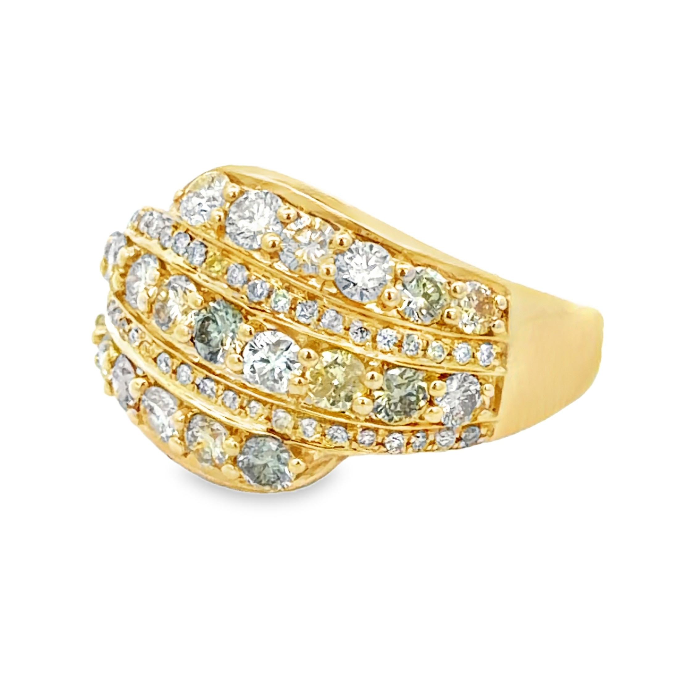 Multi-color Diamond Ring