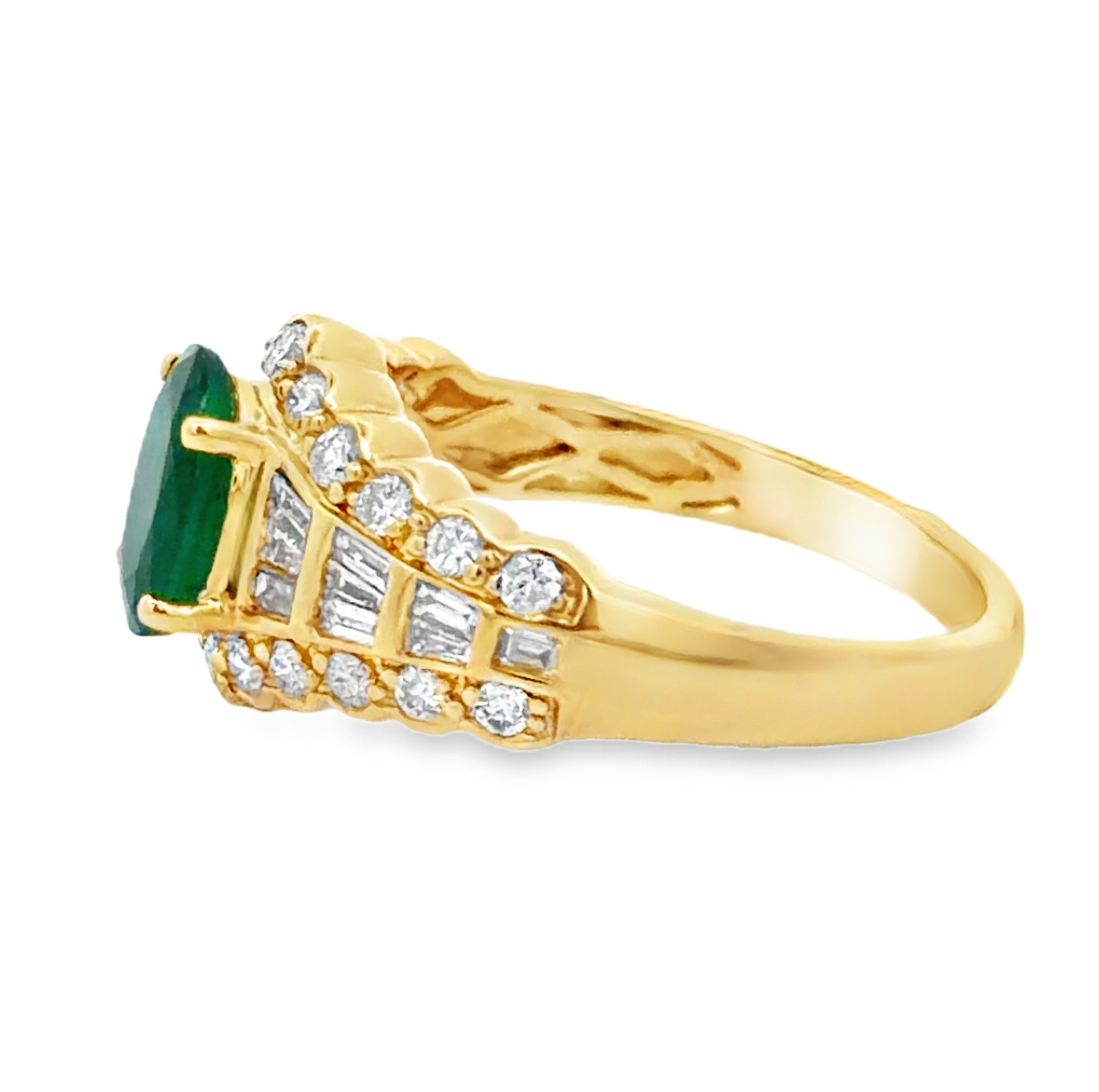 Emerald and Diamond Ring