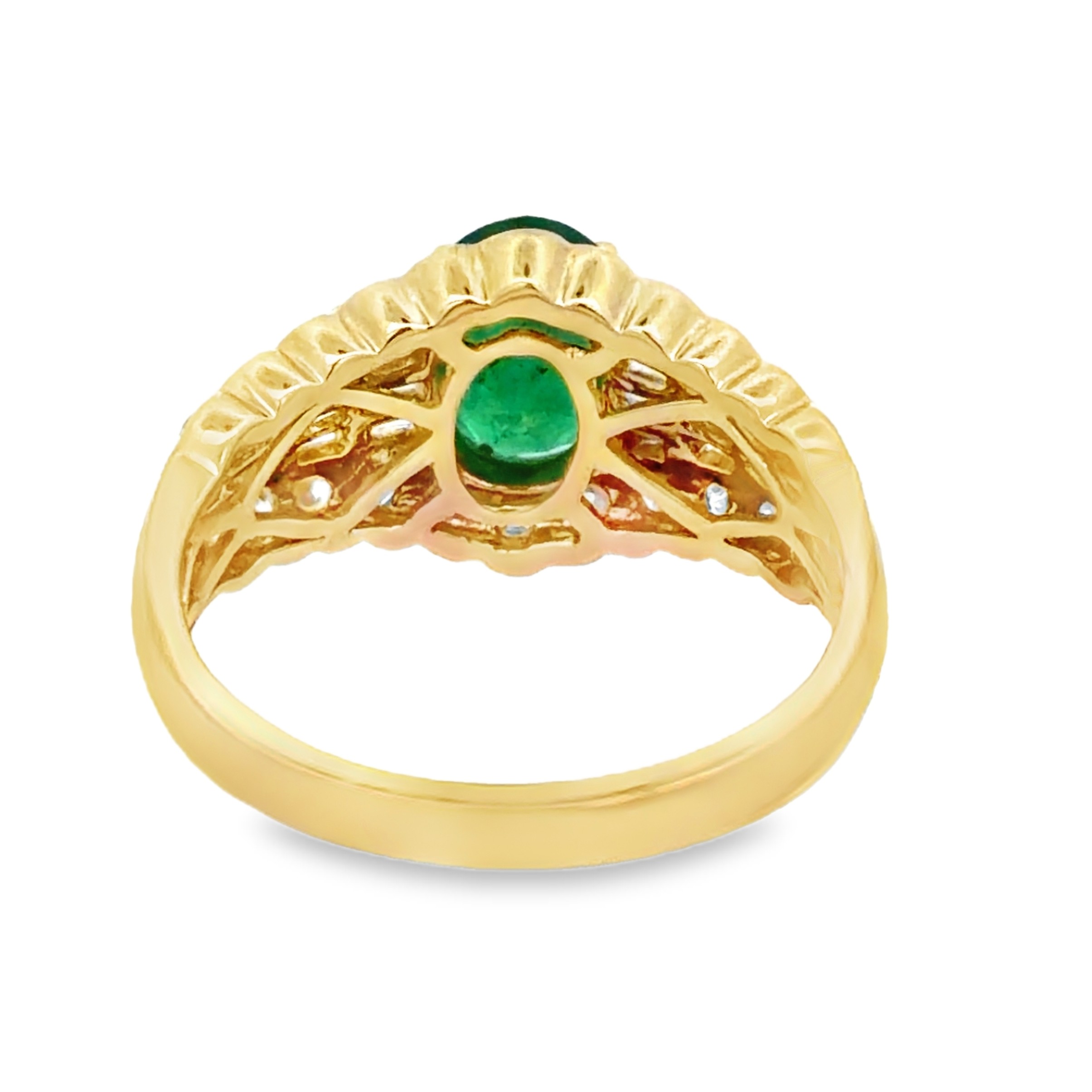 Emerald and Diamond Ring