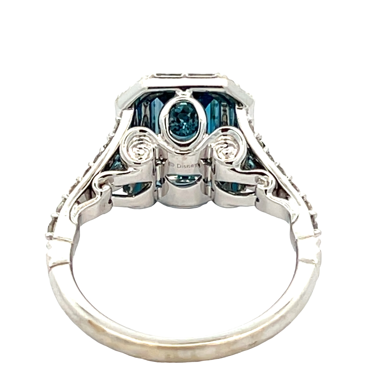 Disney London Blue Topaz and Diamond Ring