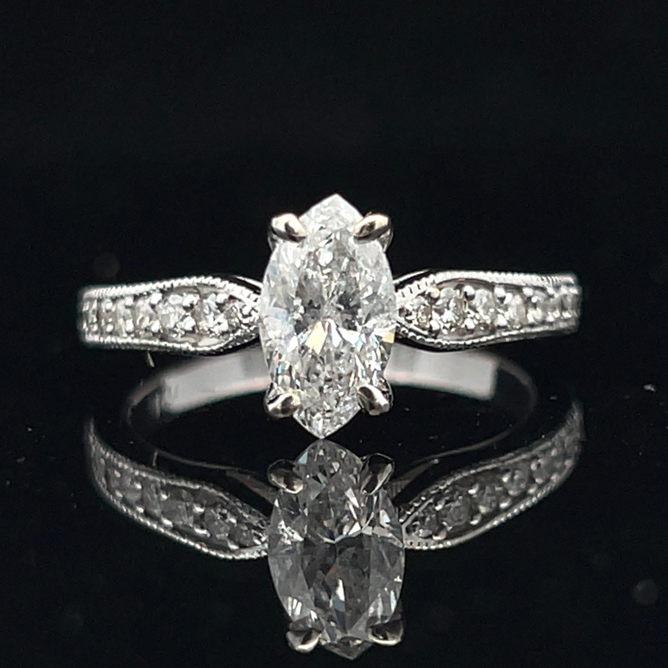 Natural Diamond Engagement Ring