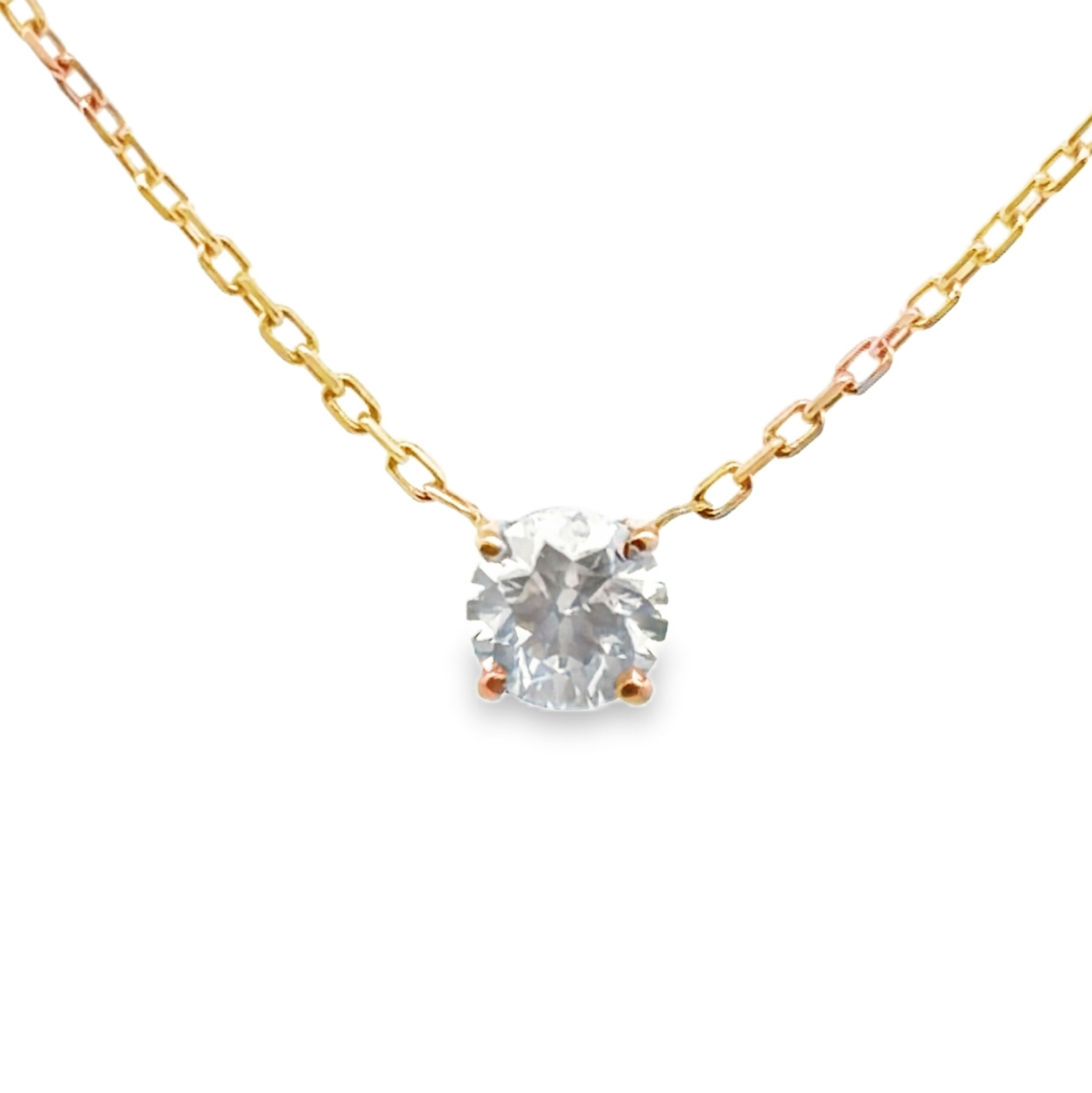 18K Natural Diamond Necklace