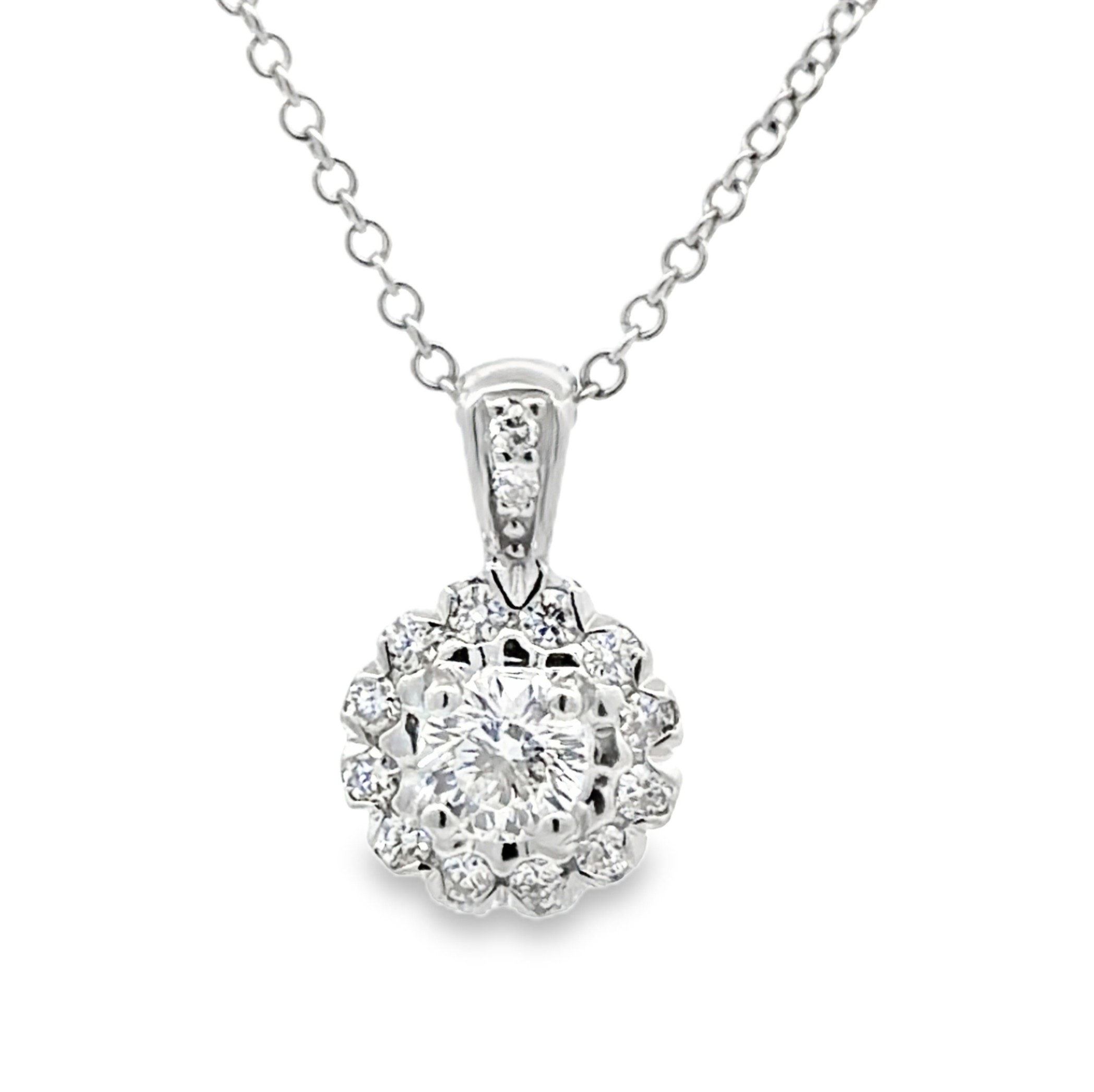 Diamond Pendant on Chain