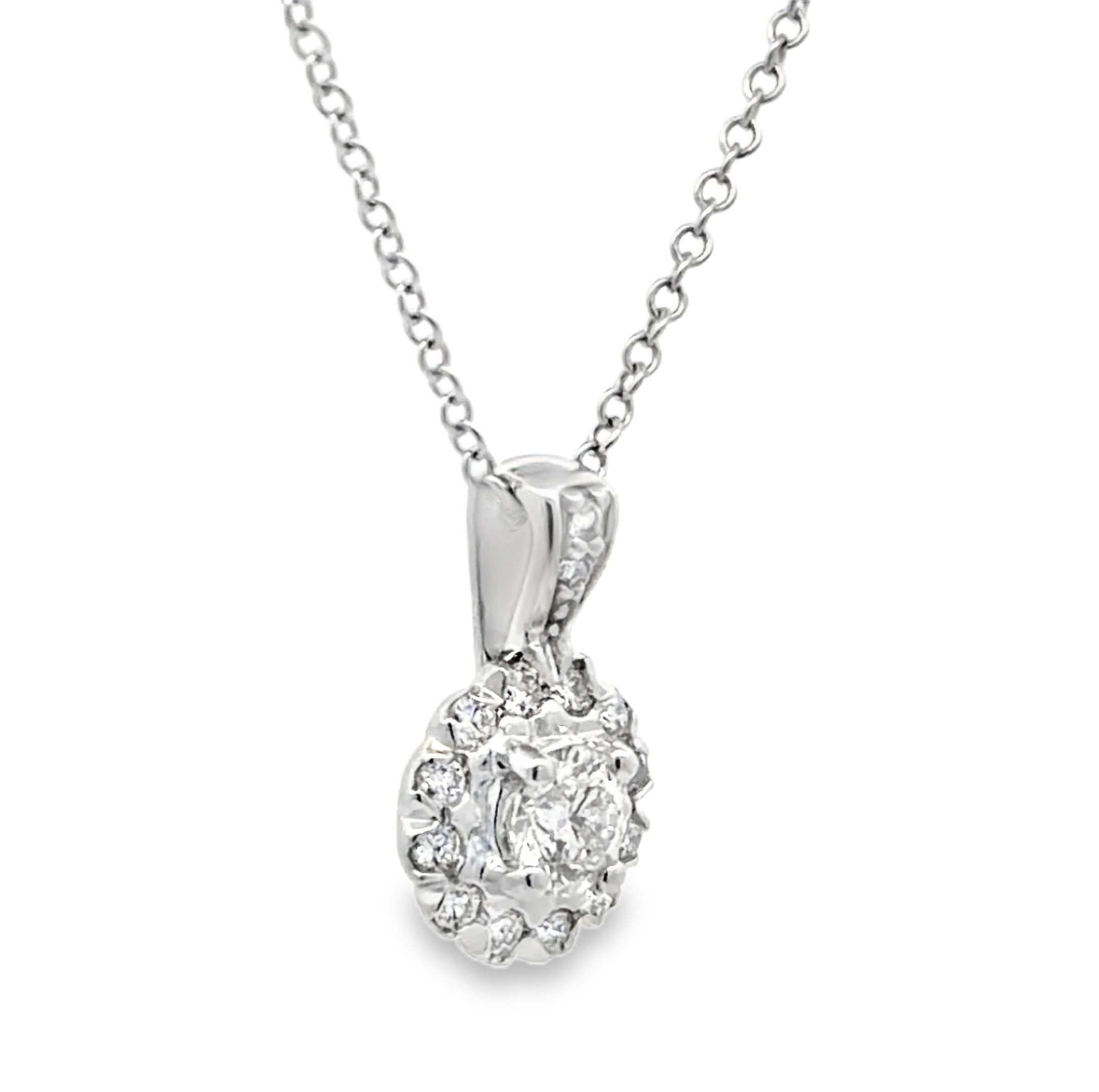 Diamond Pendant on Chain