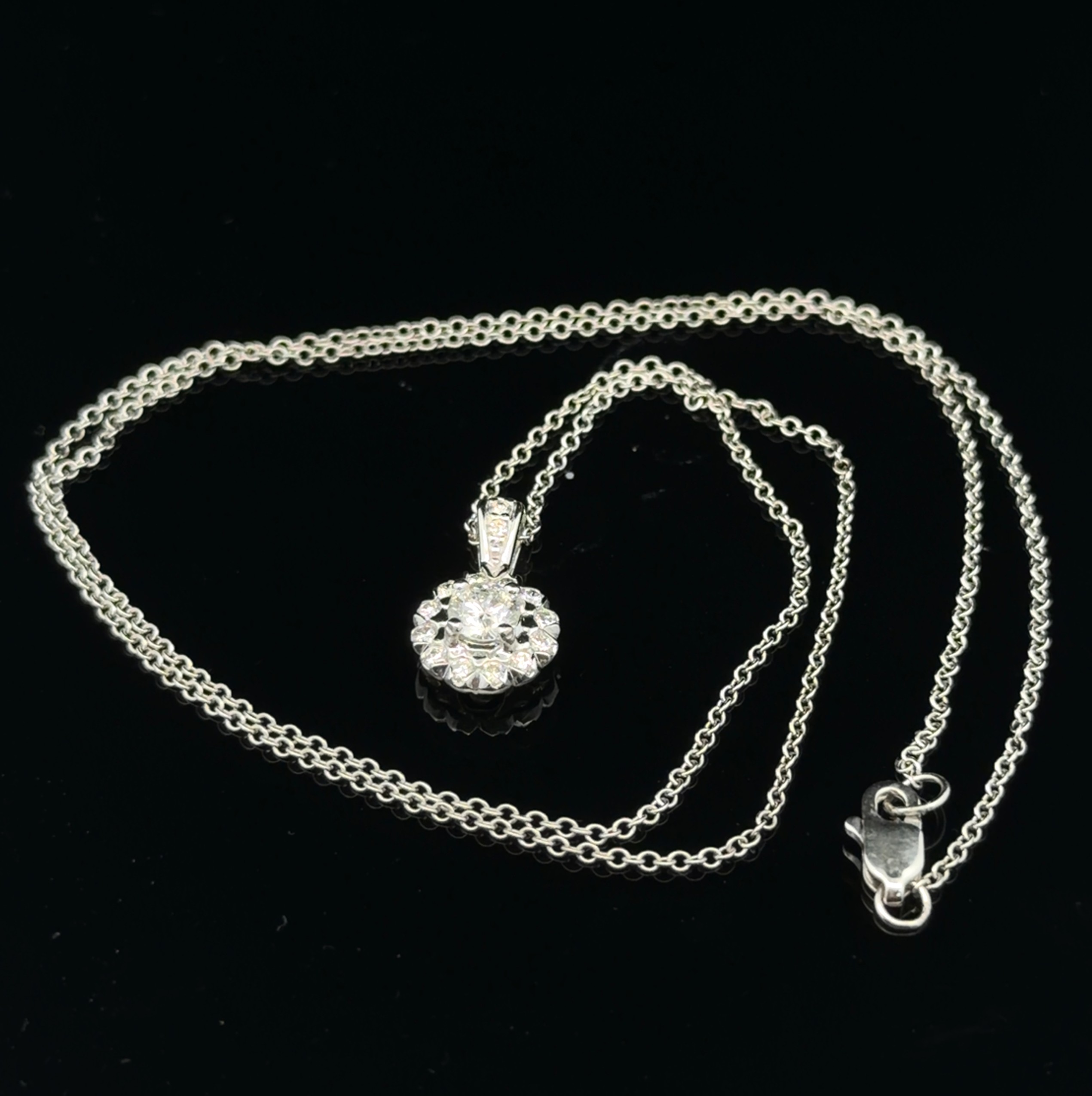 Diamond Pendant on Chain