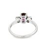 Spinel and Diamond Ring . ISL2418/457-KYS 
This refined three-stone ring showcases a vivid Image - 4