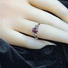 Spinel and Diamond Ring . ISL2418/457-KYS 
This refined three-stone ring showcases a vivid Image - 6