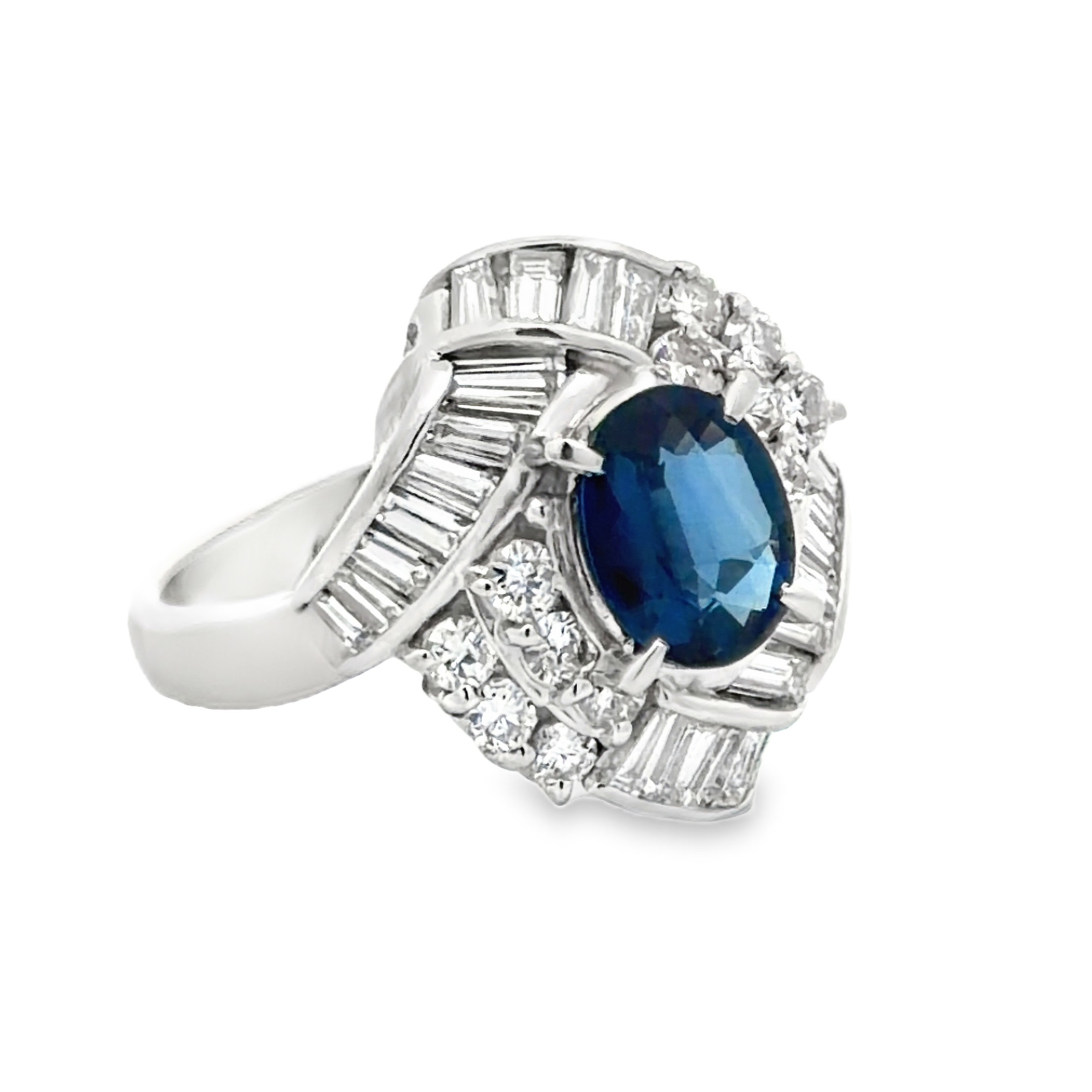 Sapphire and Diamond Ring