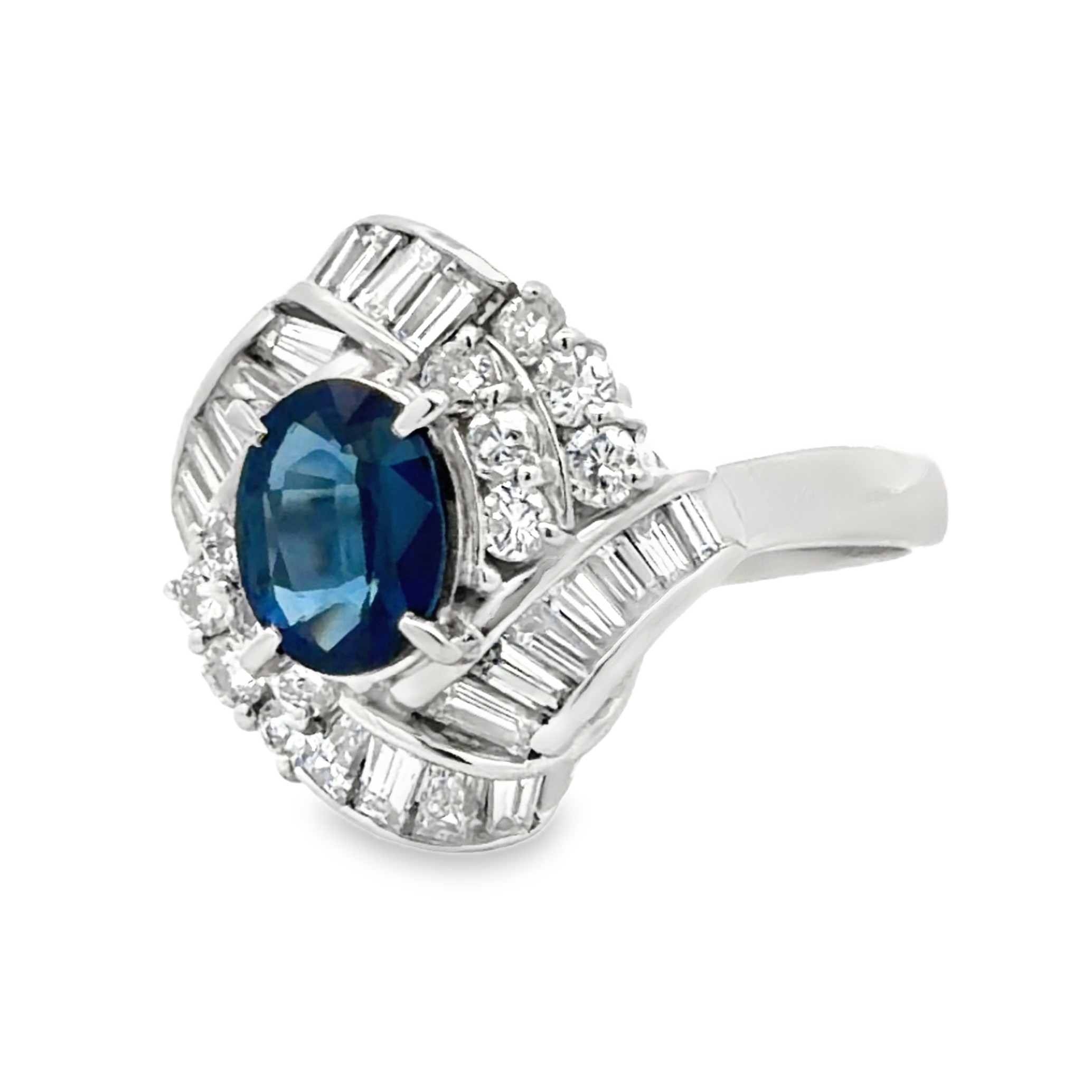 Sapphire and Diamond Ring