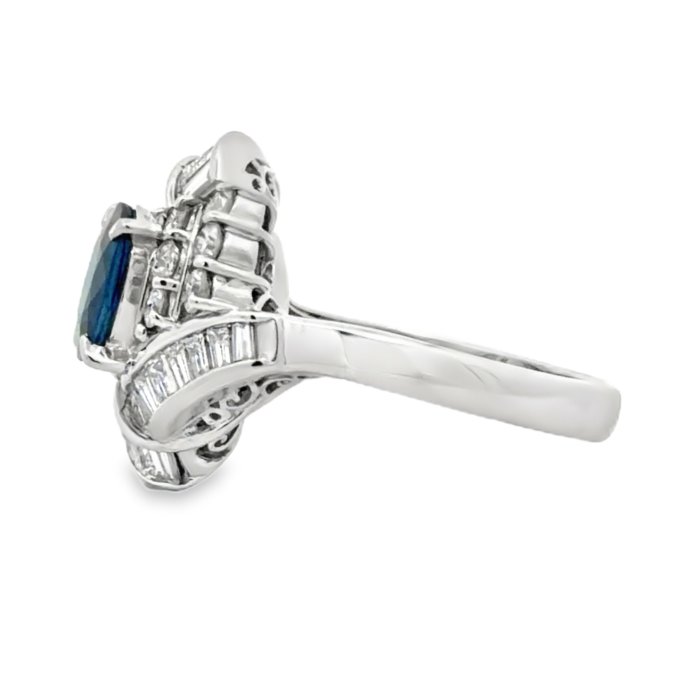 Sapphire and Diamond Ring
