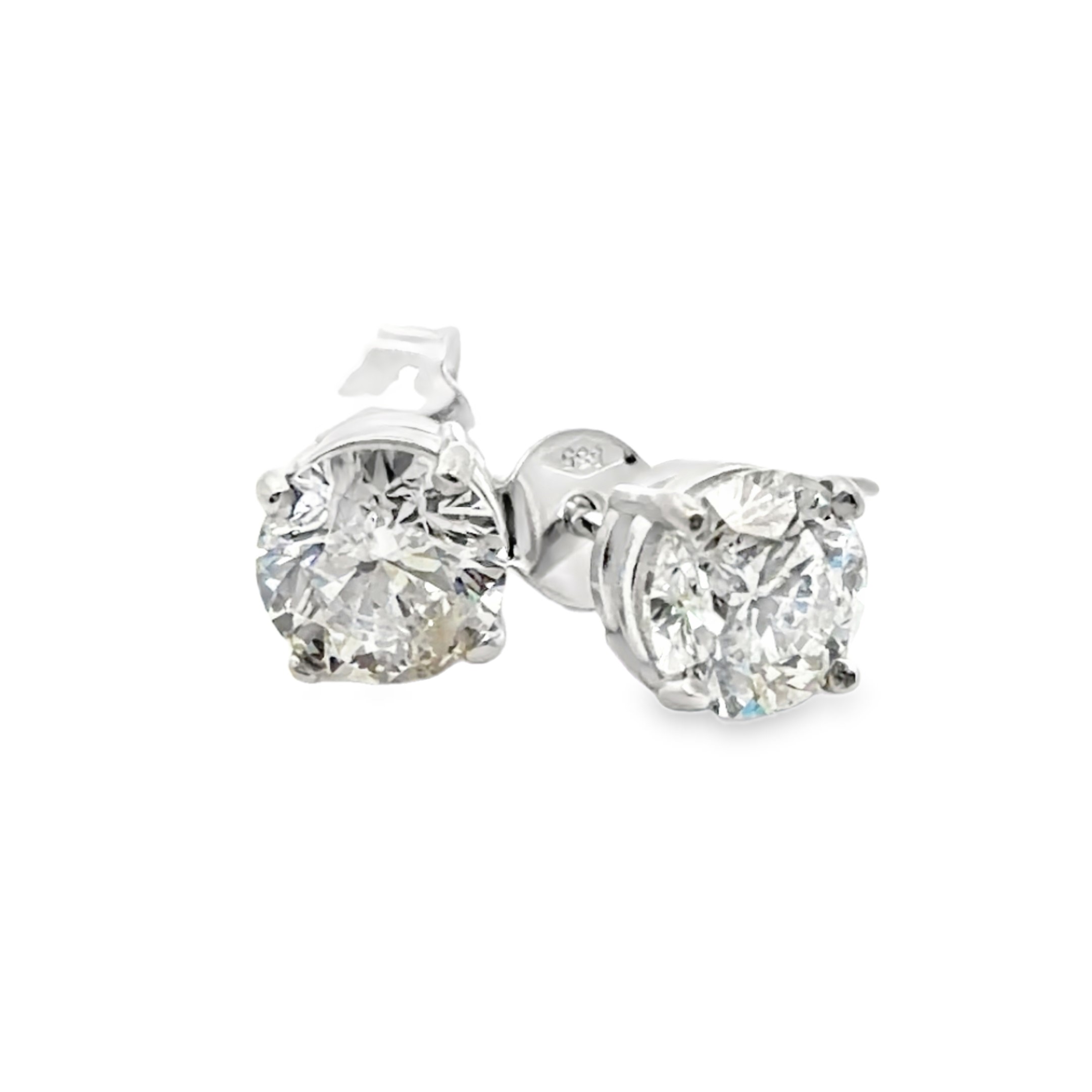 1.94 CTW Natural Diamond Stud Earrings