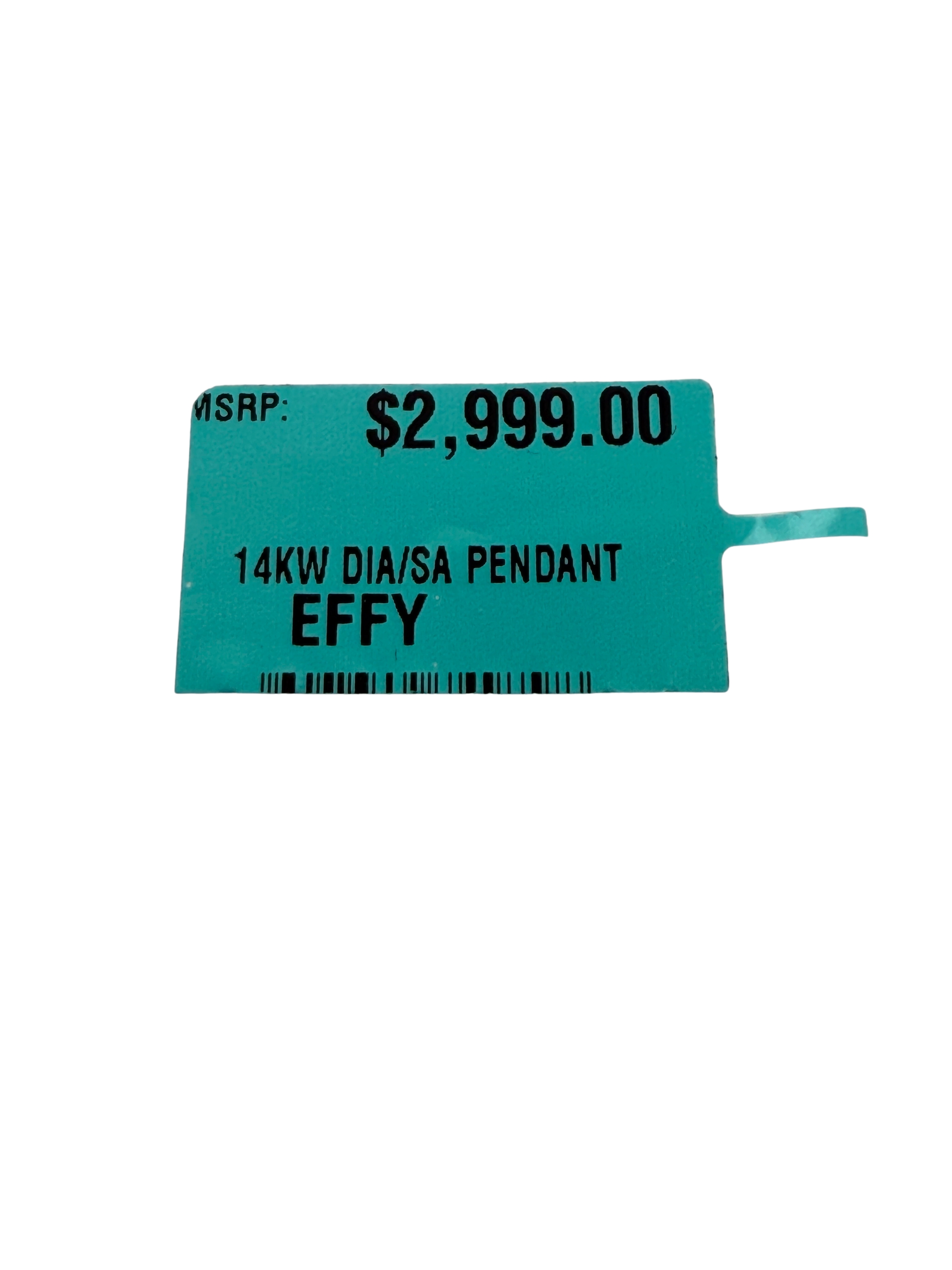 EFFY Sapphire Dolphin Pendant on Chain