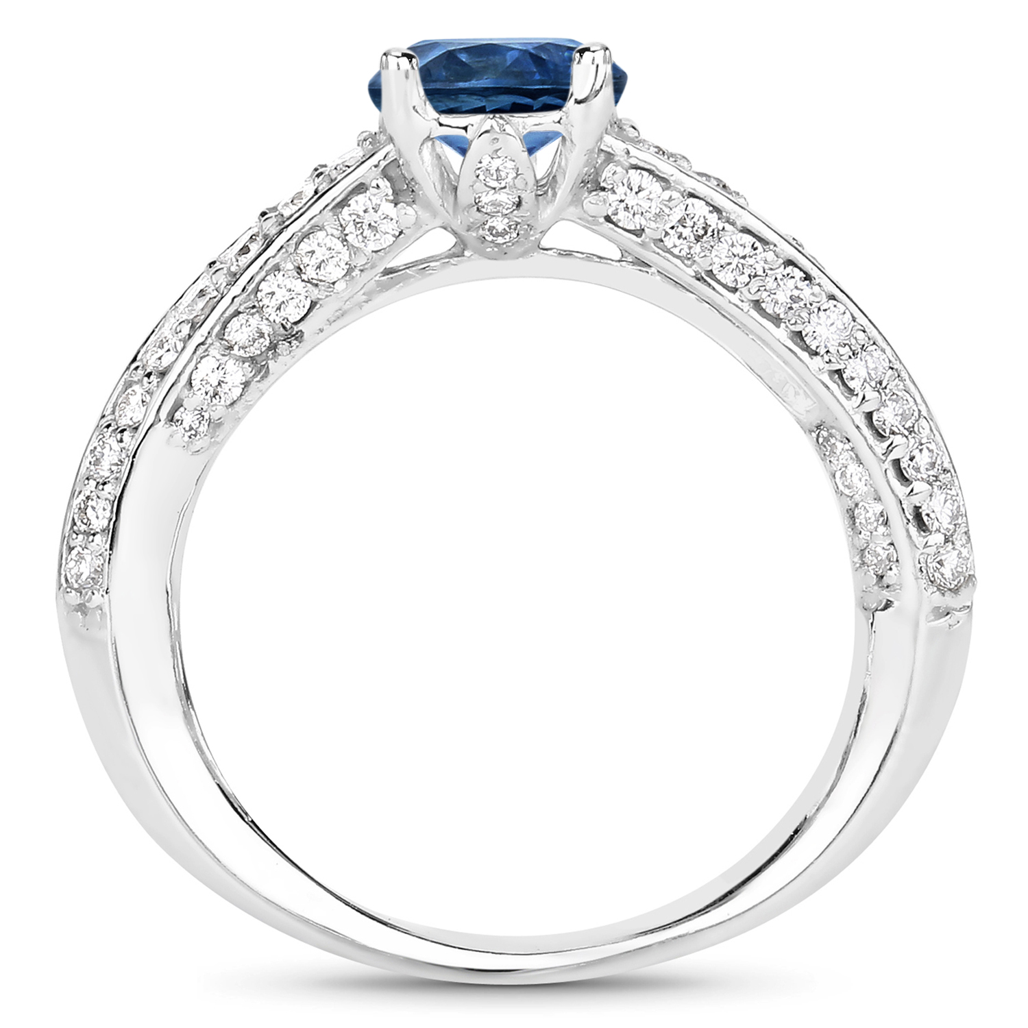 Sapphire and Diamond Ring