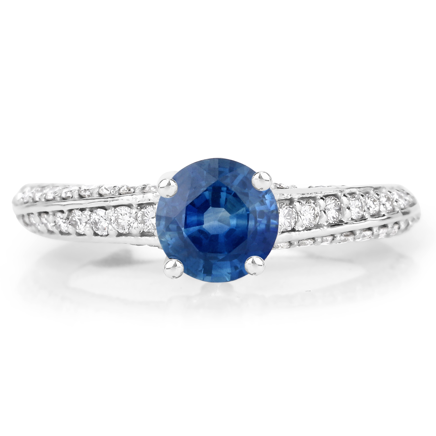 Sapphire and Diamond Ring