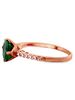 14K Colombian Emerald & Lab Diamond Ring. ISL2293/10-MMYS 
This extraordinary ring, showcases a Image - 1