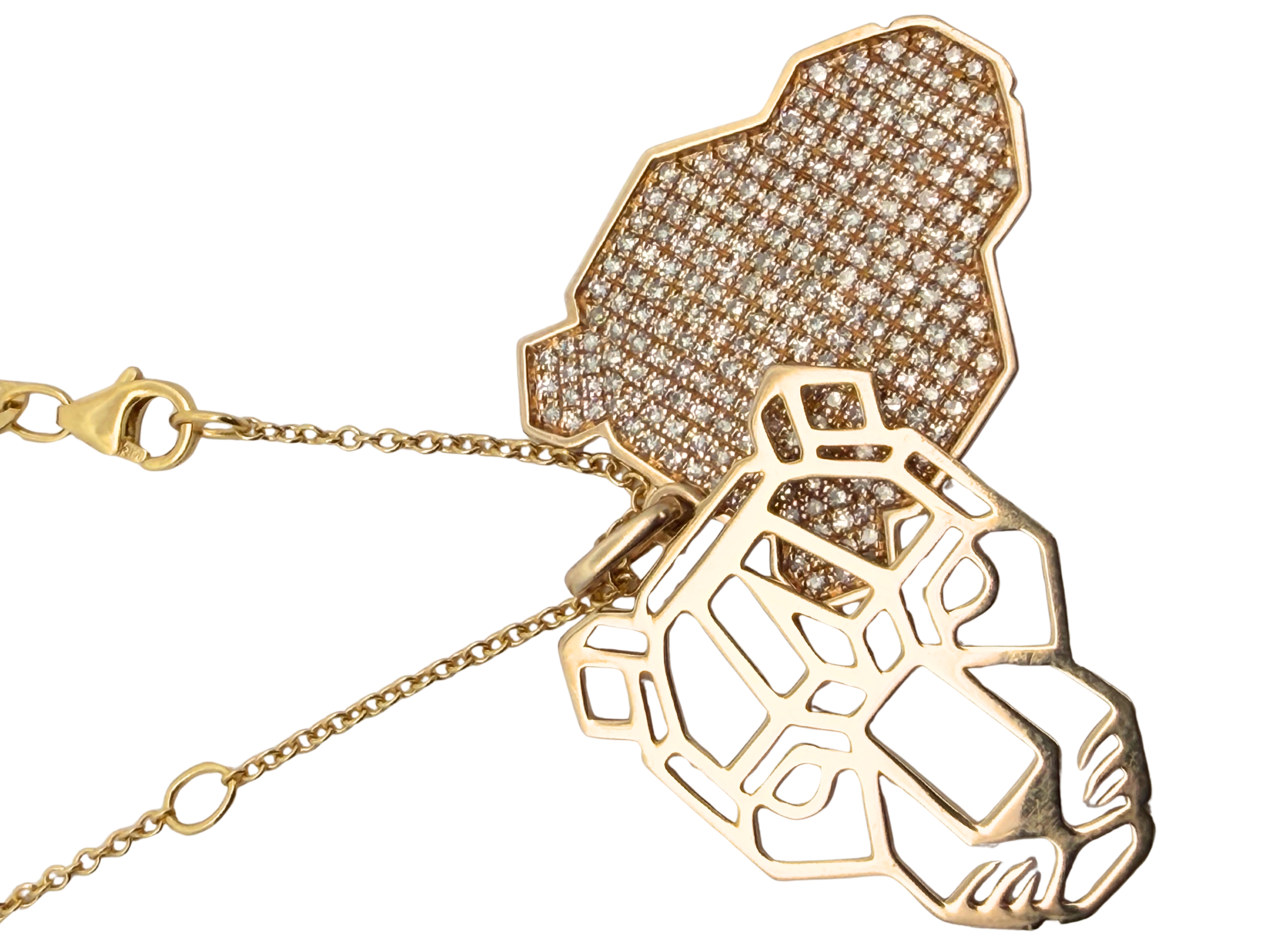 EFFY Signature Panther Diamond Pendant on Chain