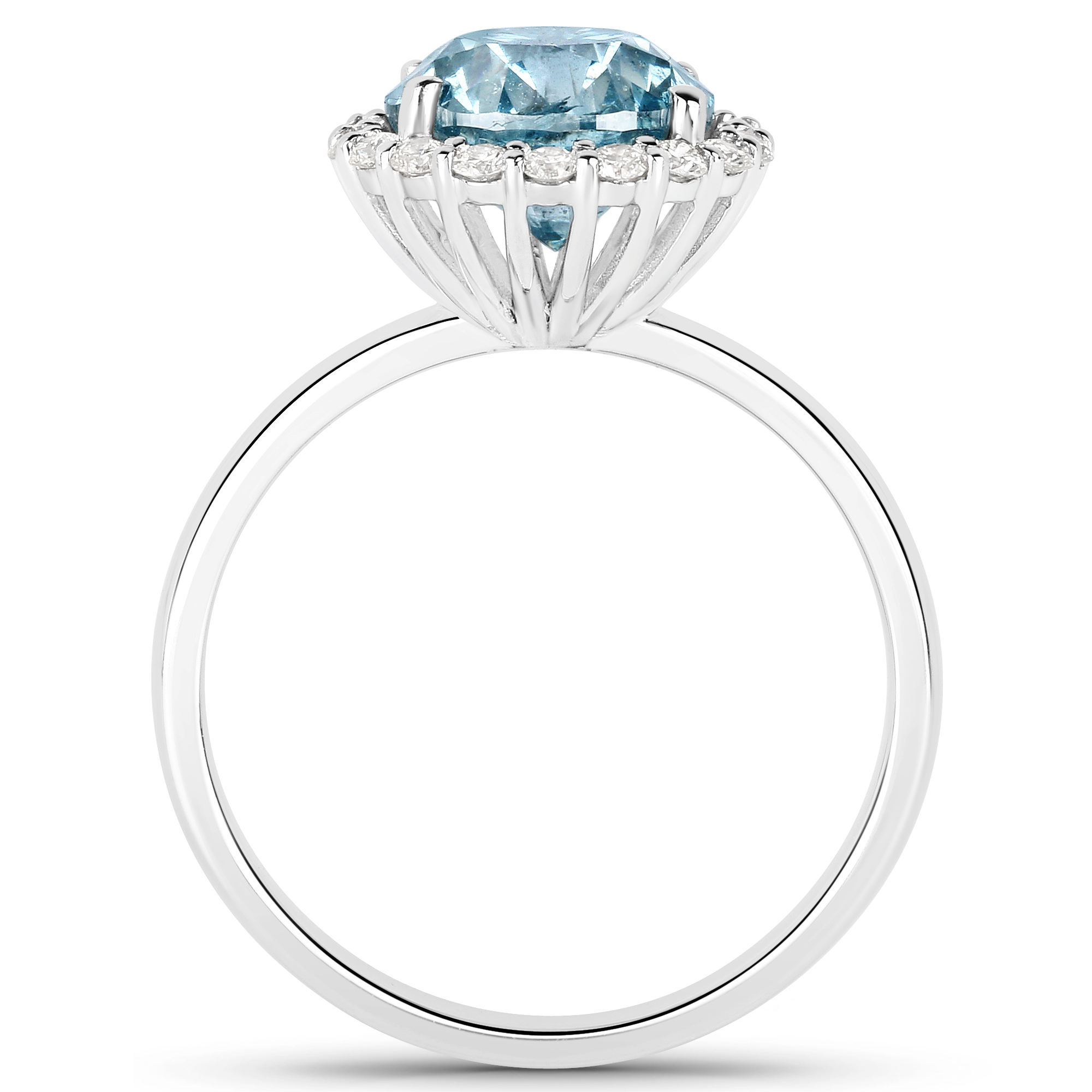 2.00 CT Blue Diamond Ring