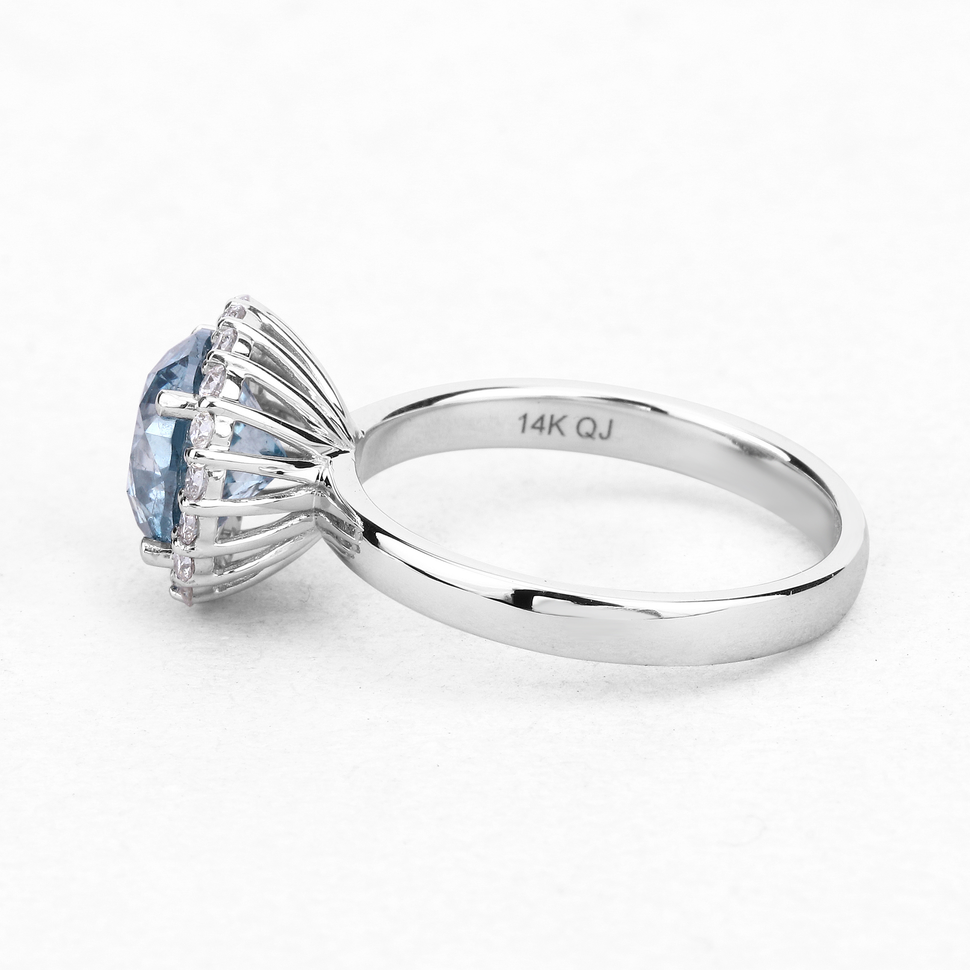 2.00 CT Blue Diamond Ring