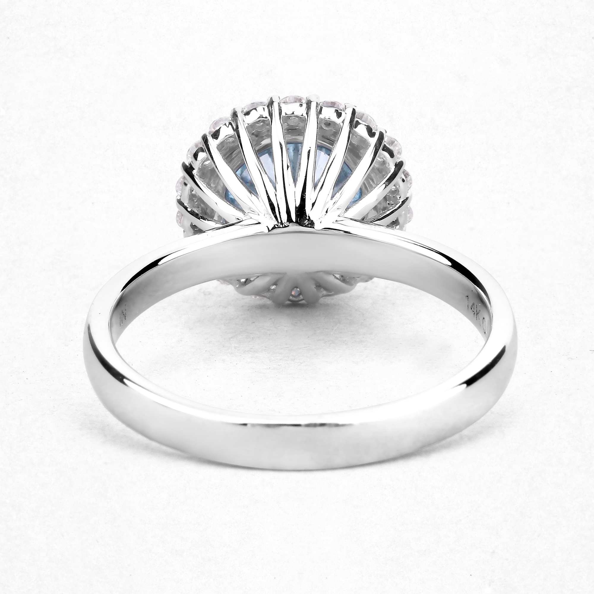2.00 CT Blue Diamond Ring