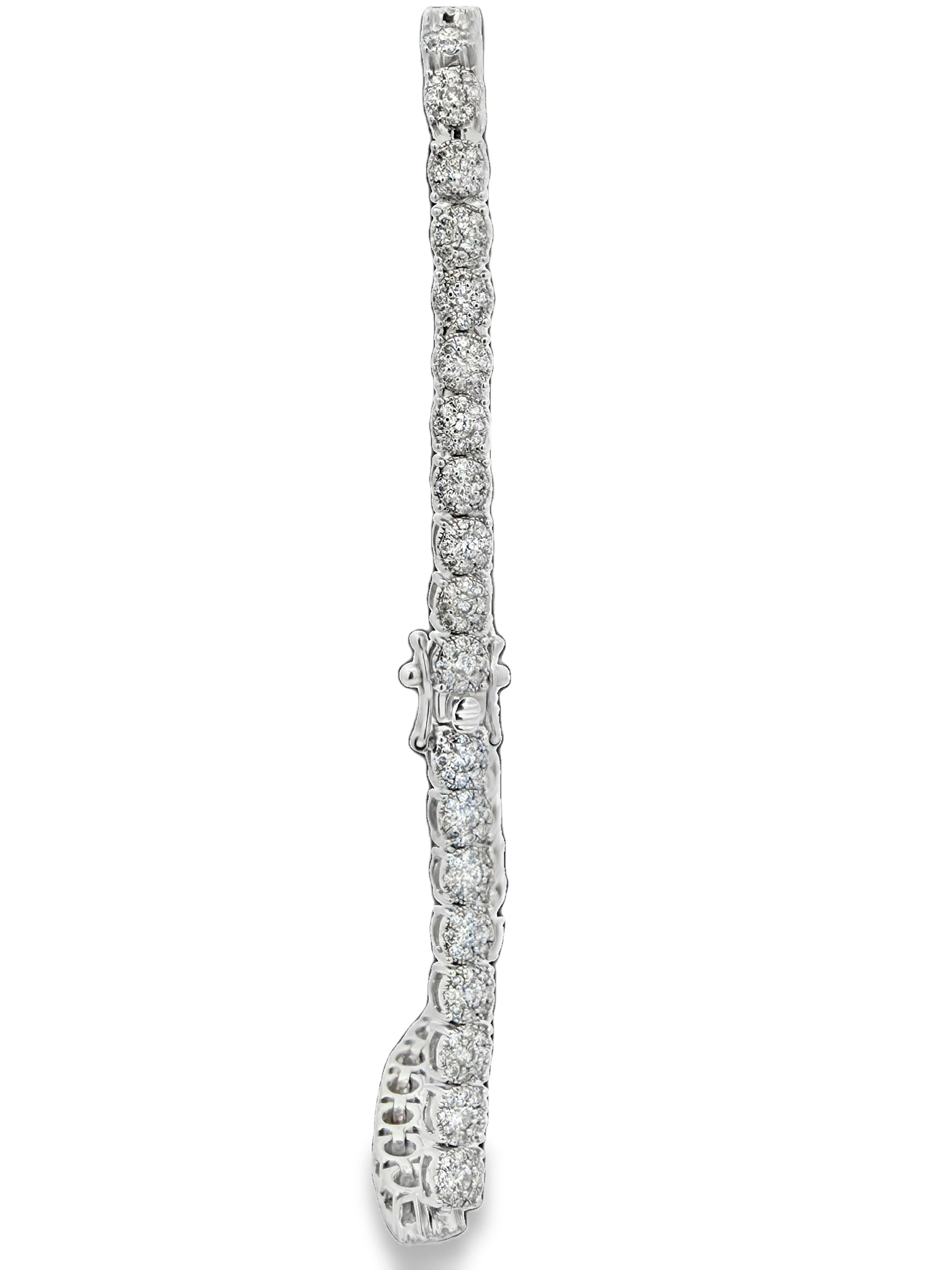 14K Illusion Set Diamond Bracelet