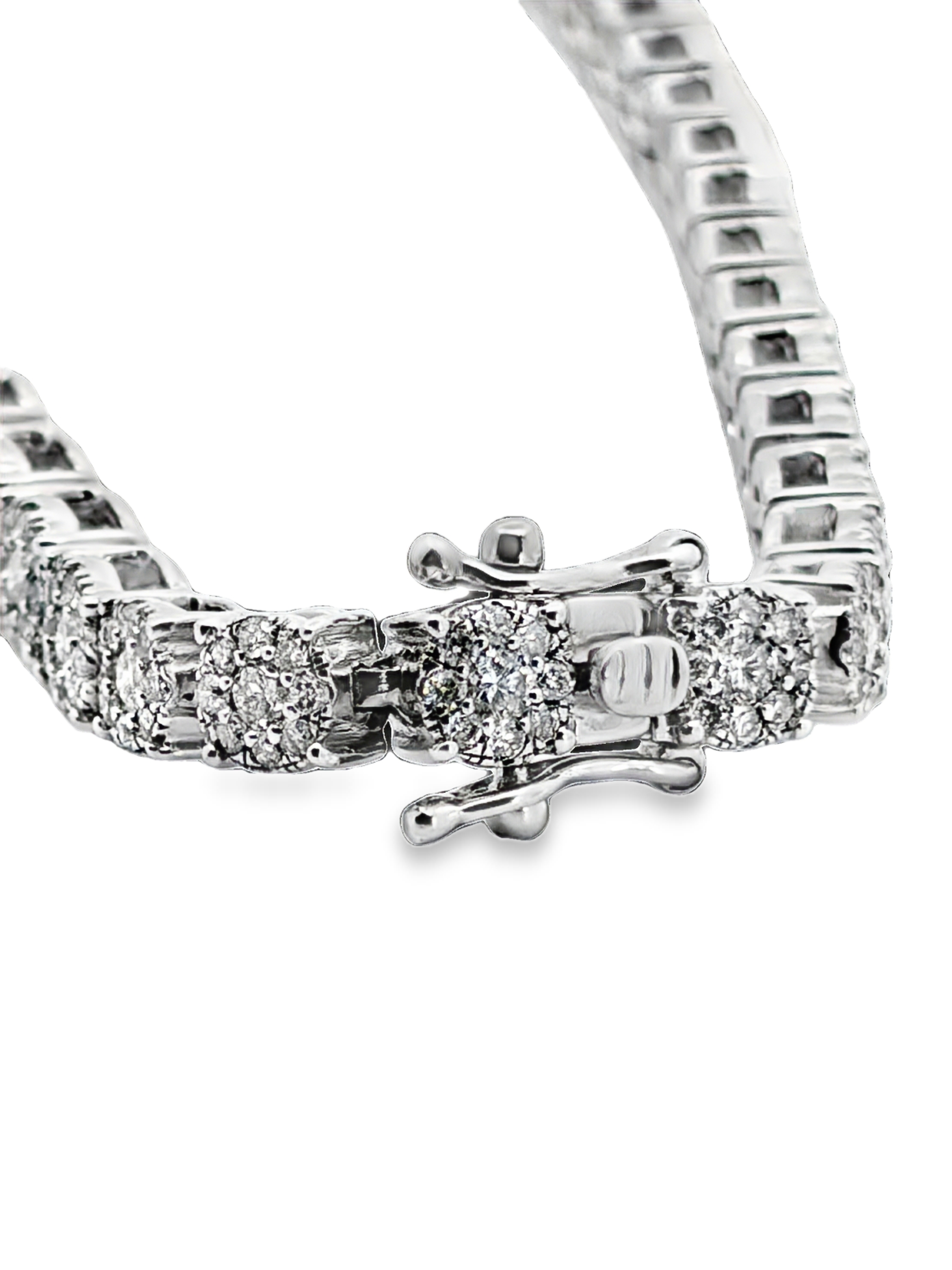 14K Illusion Set Diamond Bracelet