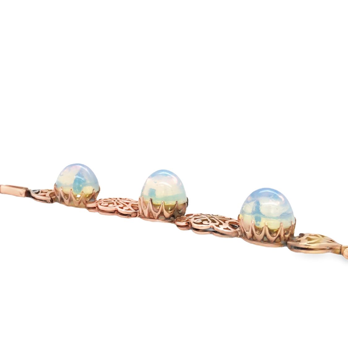 Vintage Rose Gold Opalite Bracelet