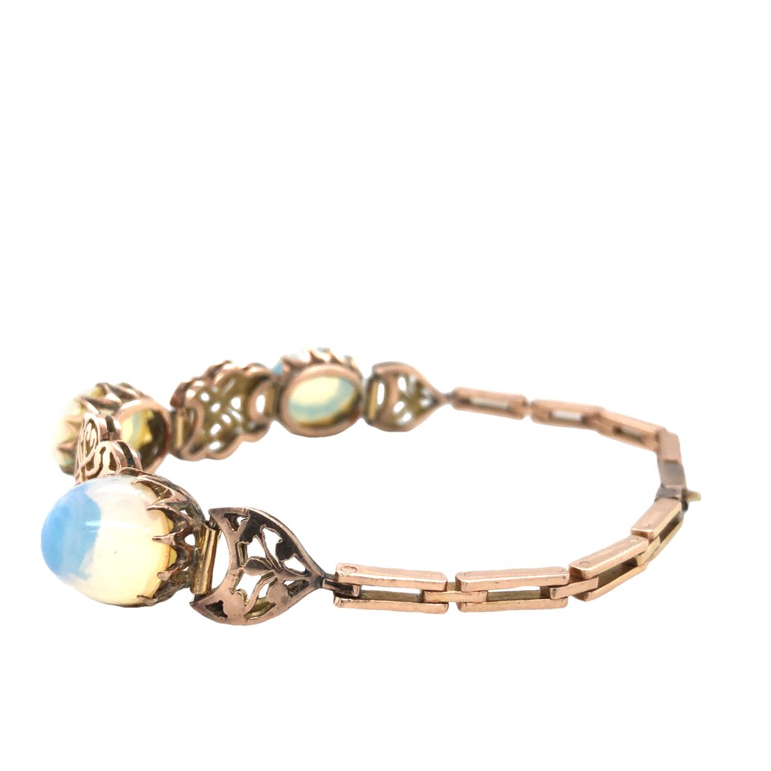 Vintage Rose Gold Opalite Bracelet
