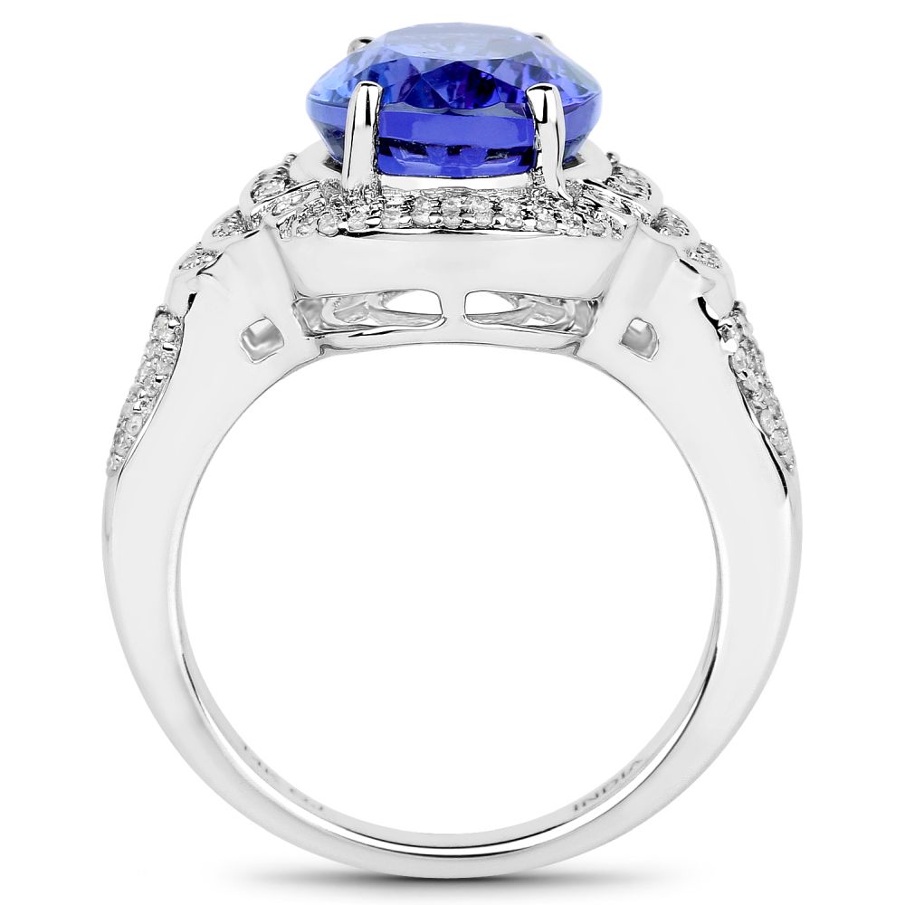 Tanzanite and Diamond Ring