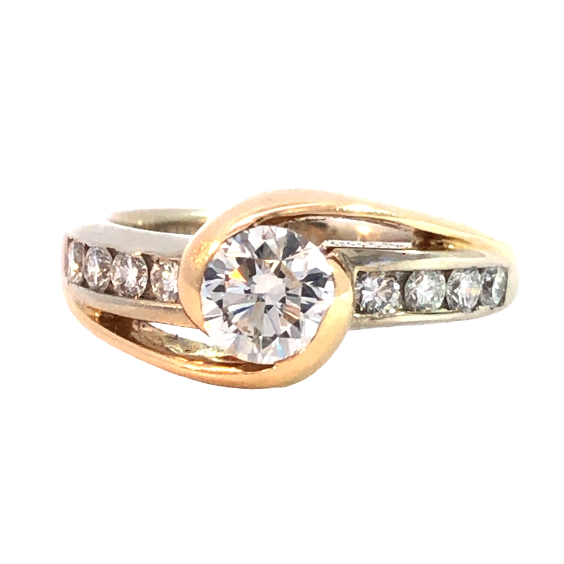 Modern Style Diamond Ring