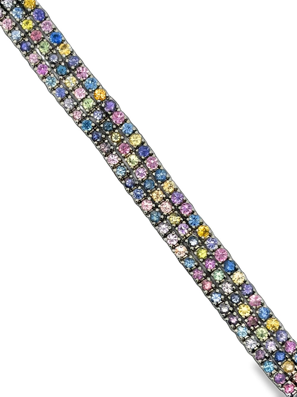 Multicolor Sapphire Tennis Bracelet