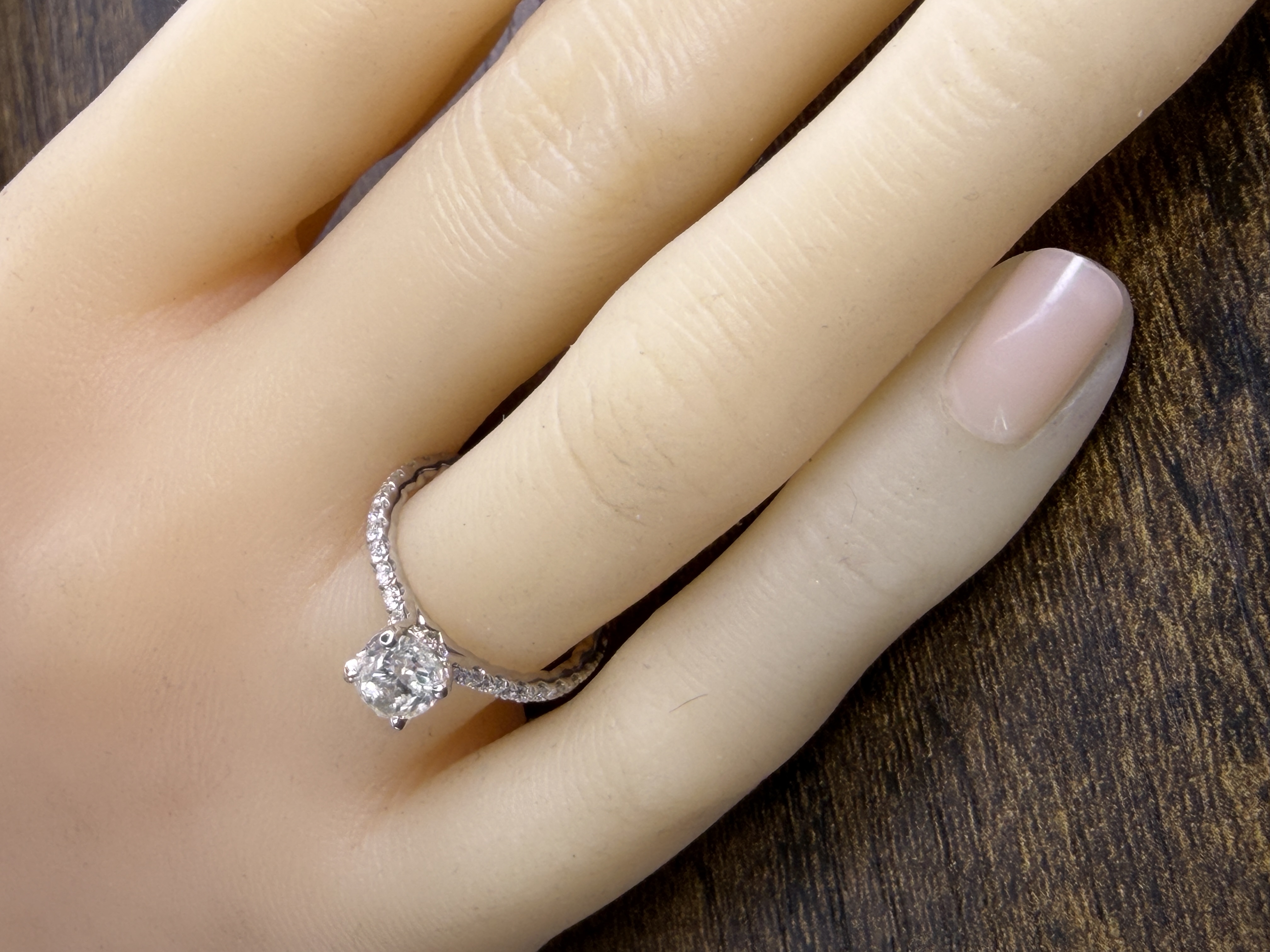 14k Natural Diamond Ring