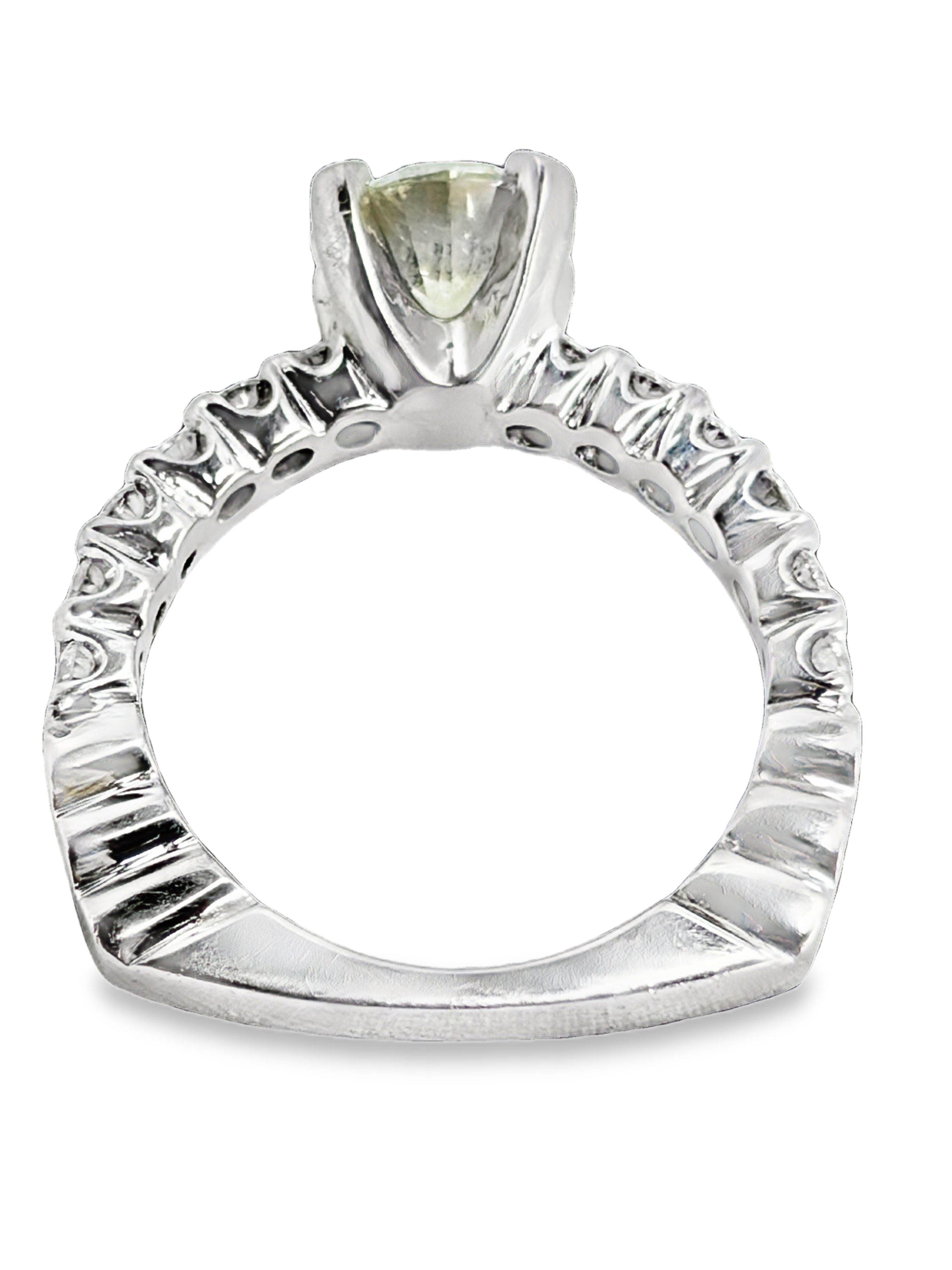 14K Natural Diamond Engagement Ring