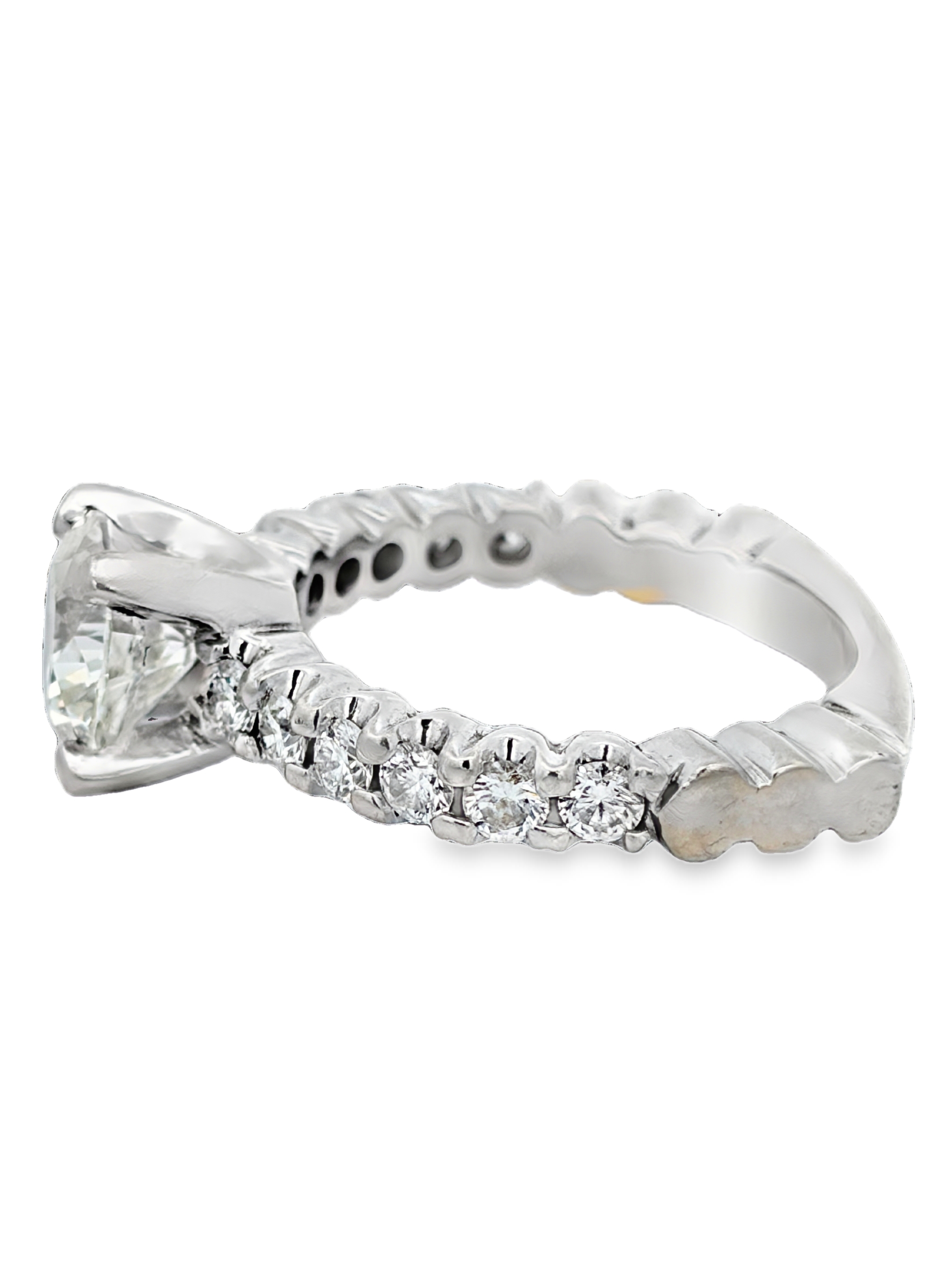 14K Natural Diamond Engagement Ring