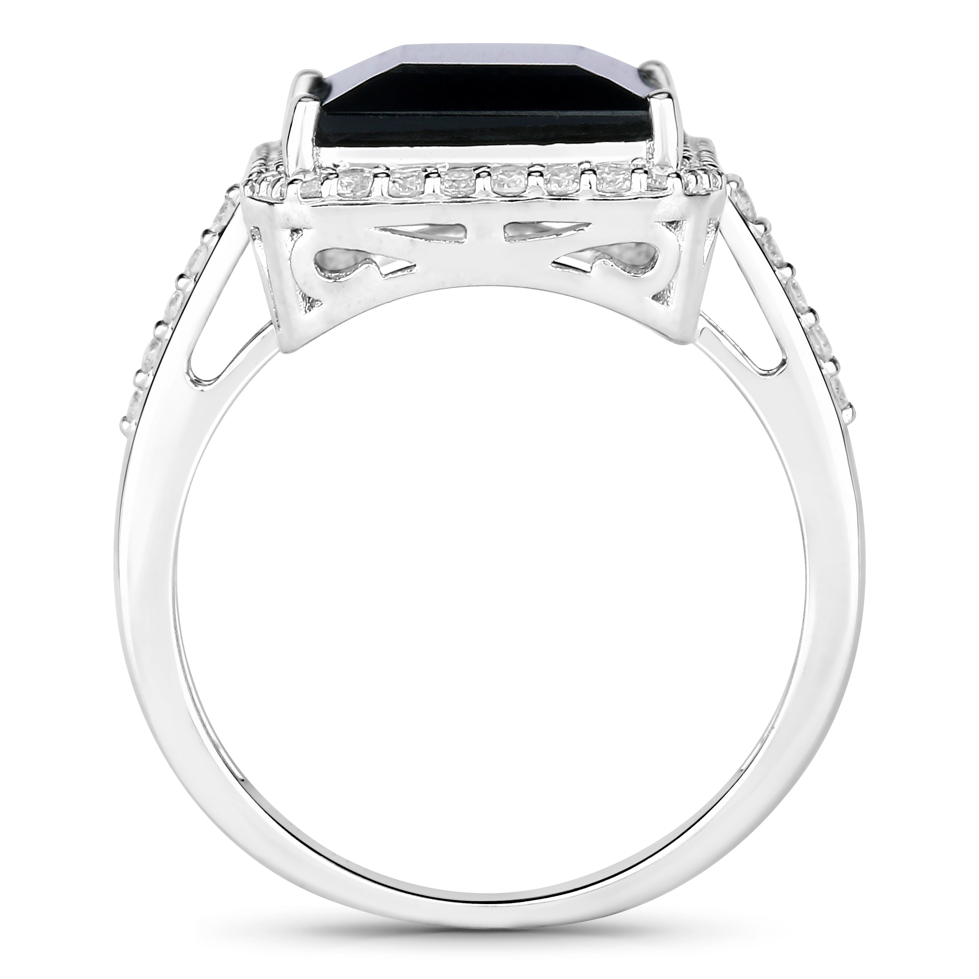 Natural Blue Tourmaline and Diamond Ring