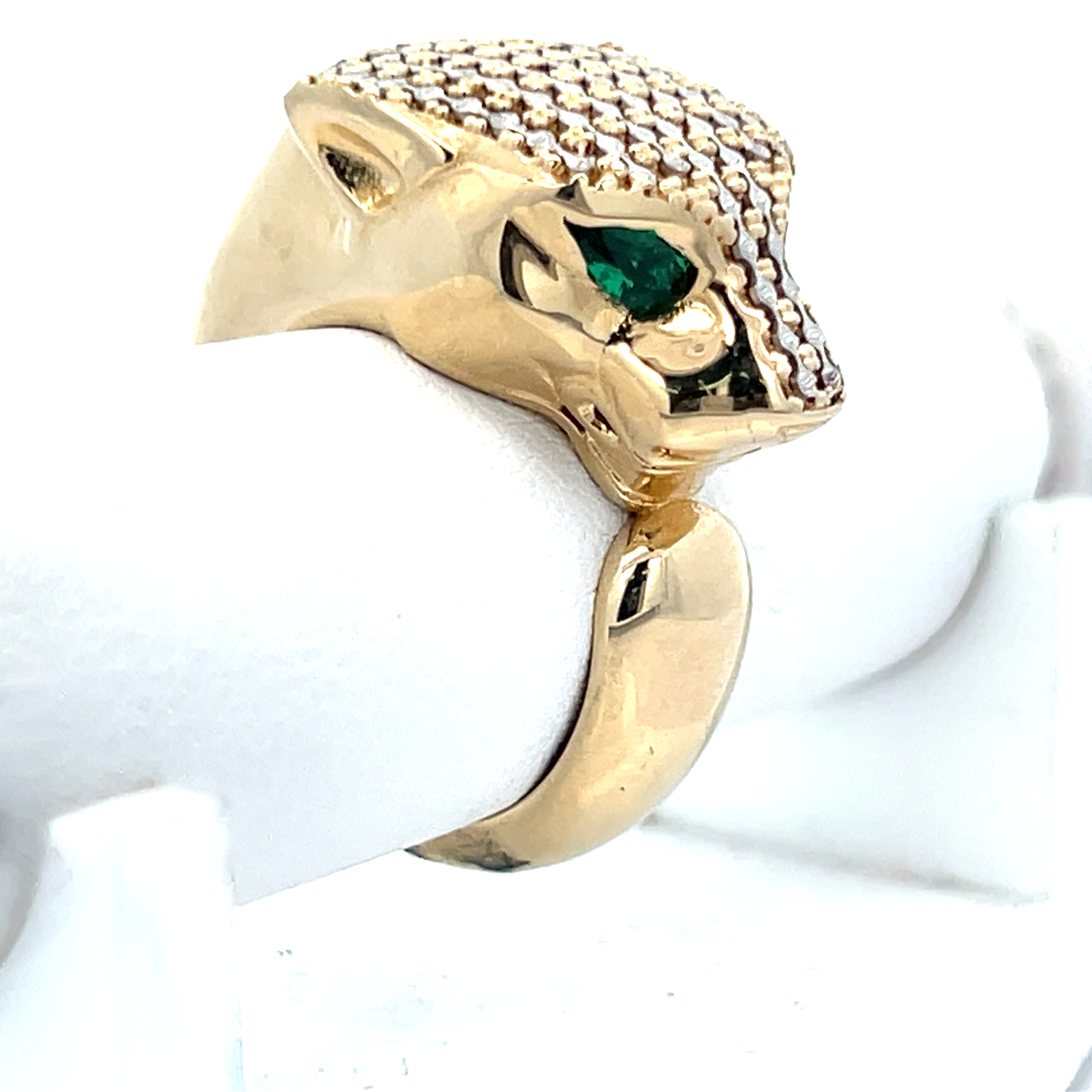 EFFY Signature Panther Emerald Ring