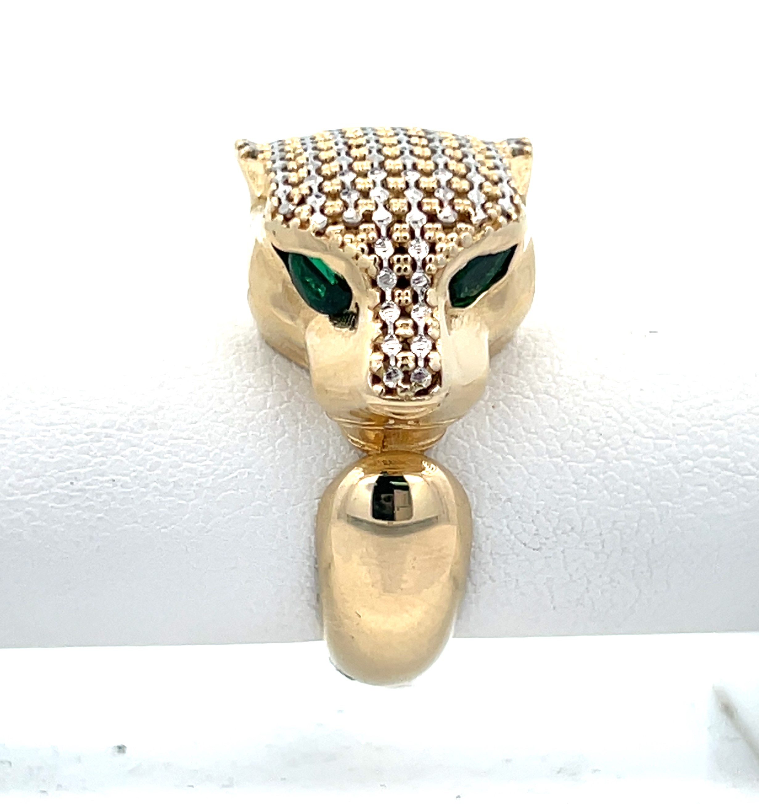 EFFY Signature Panther Emerald Ring