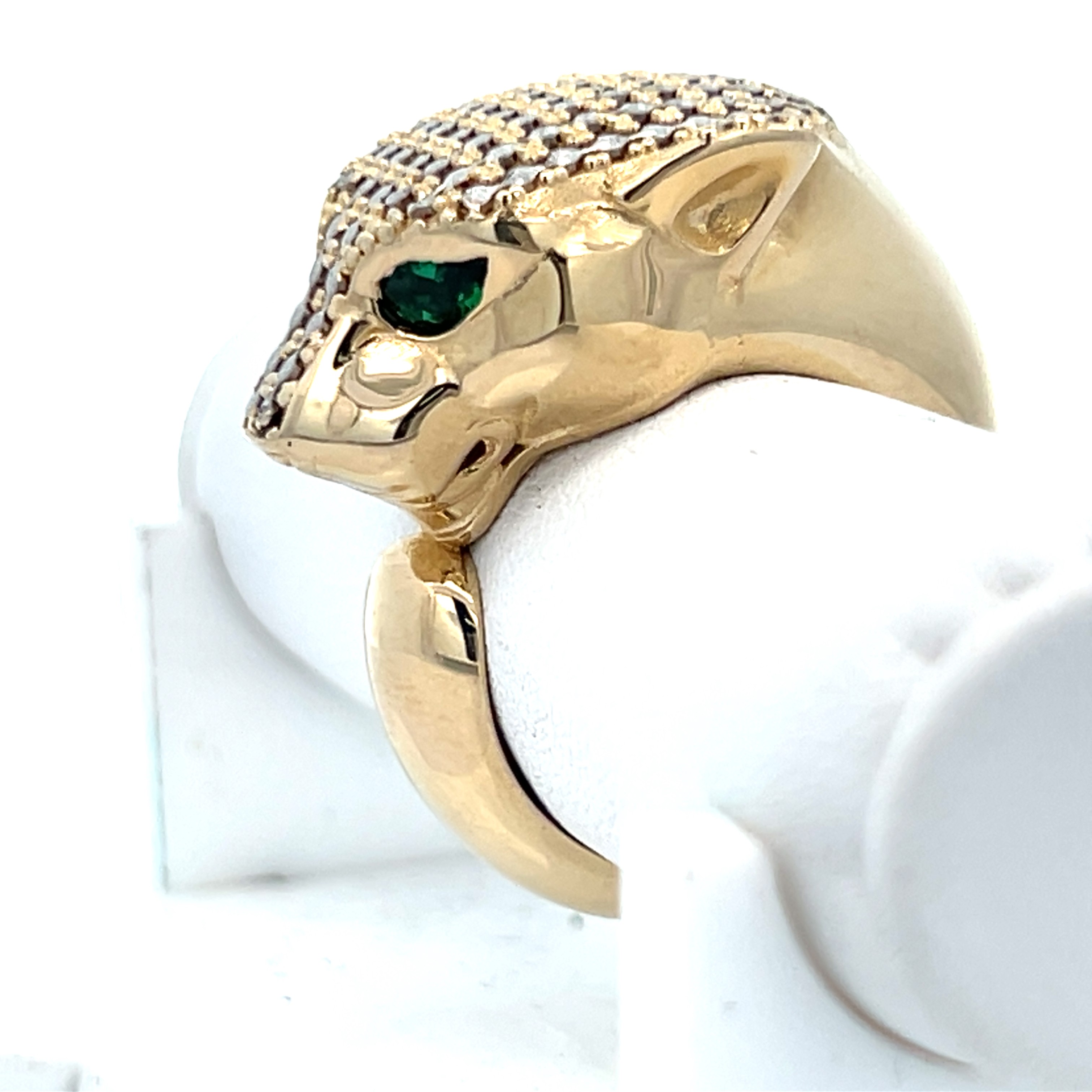 EFFY Signature Panther Emerald Ring