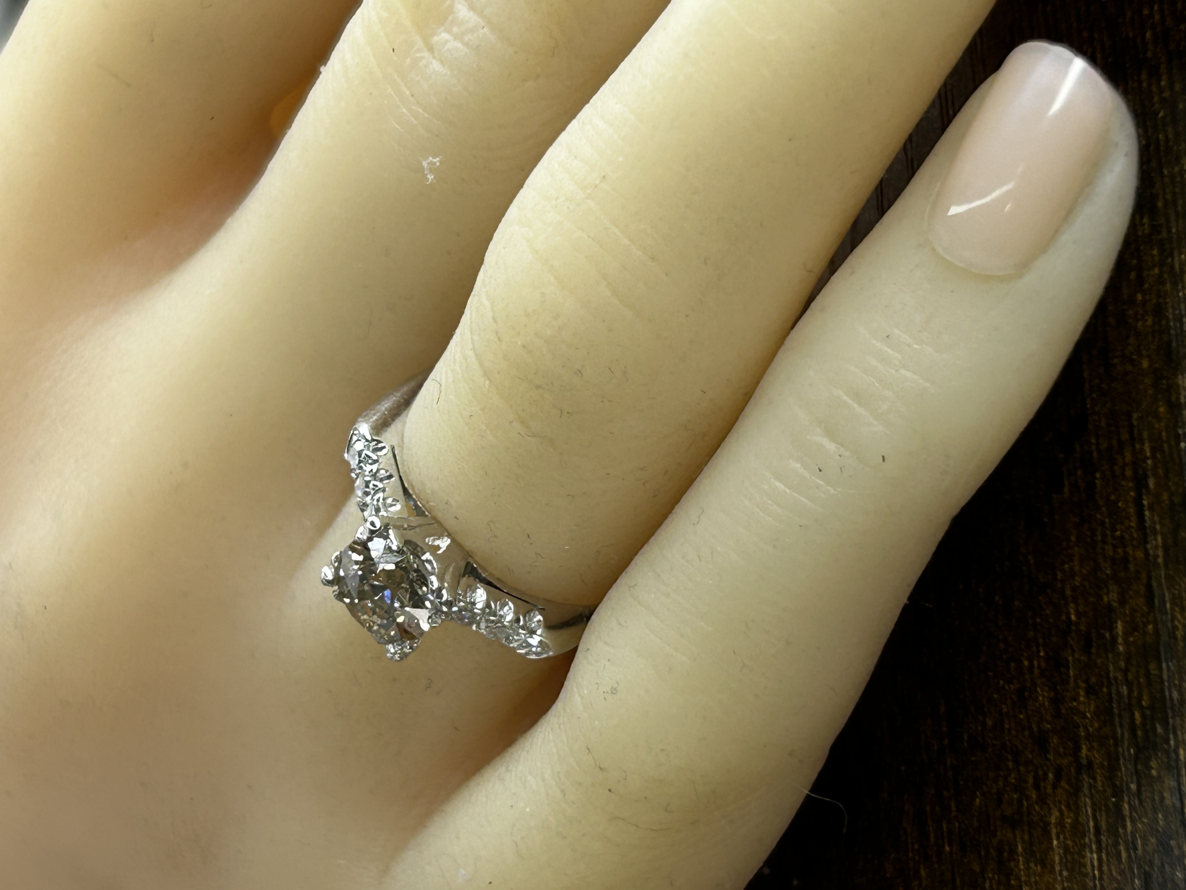 Natural Diamond Engagement Ring
