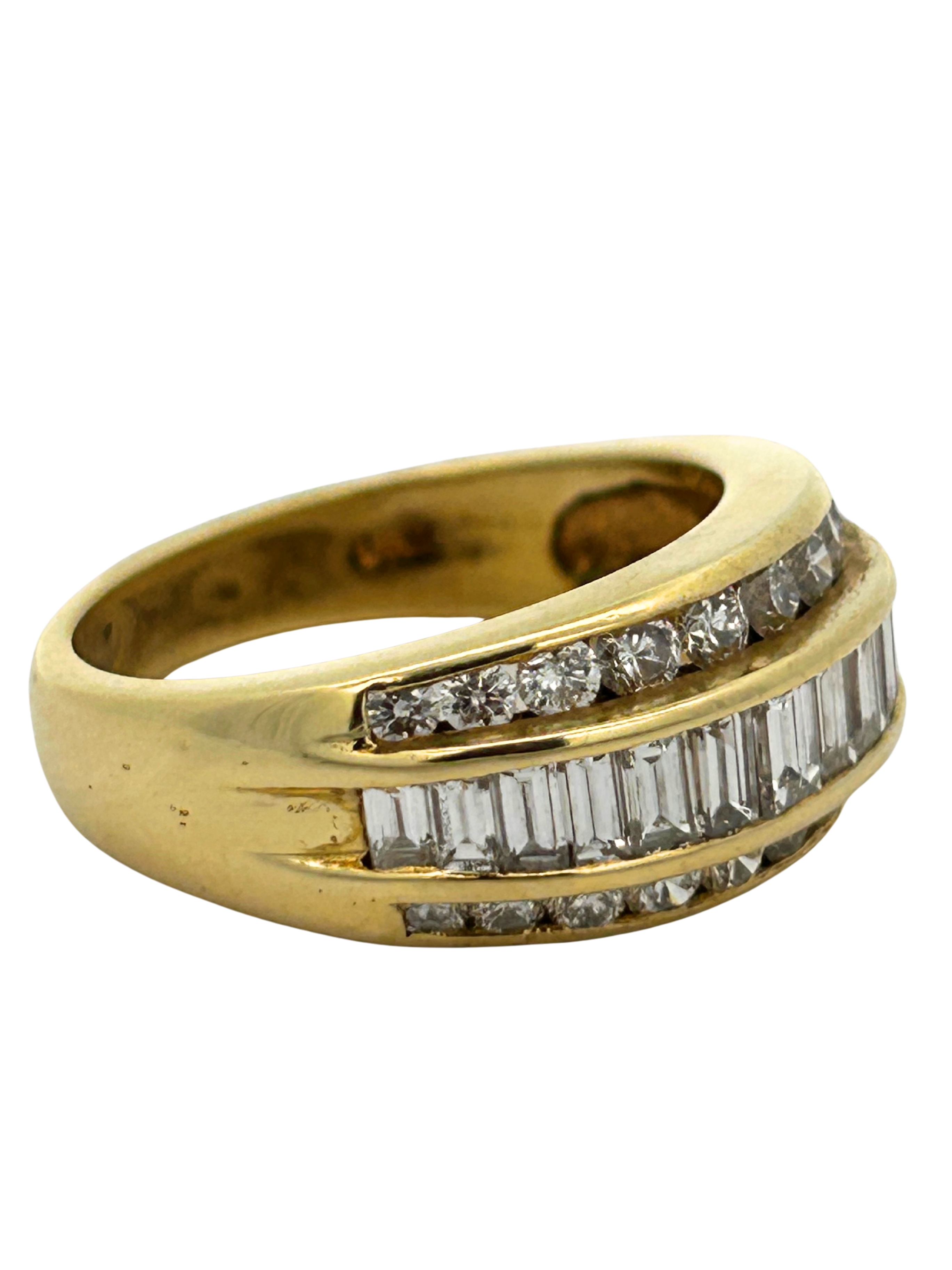 18K Diamond Band Ring