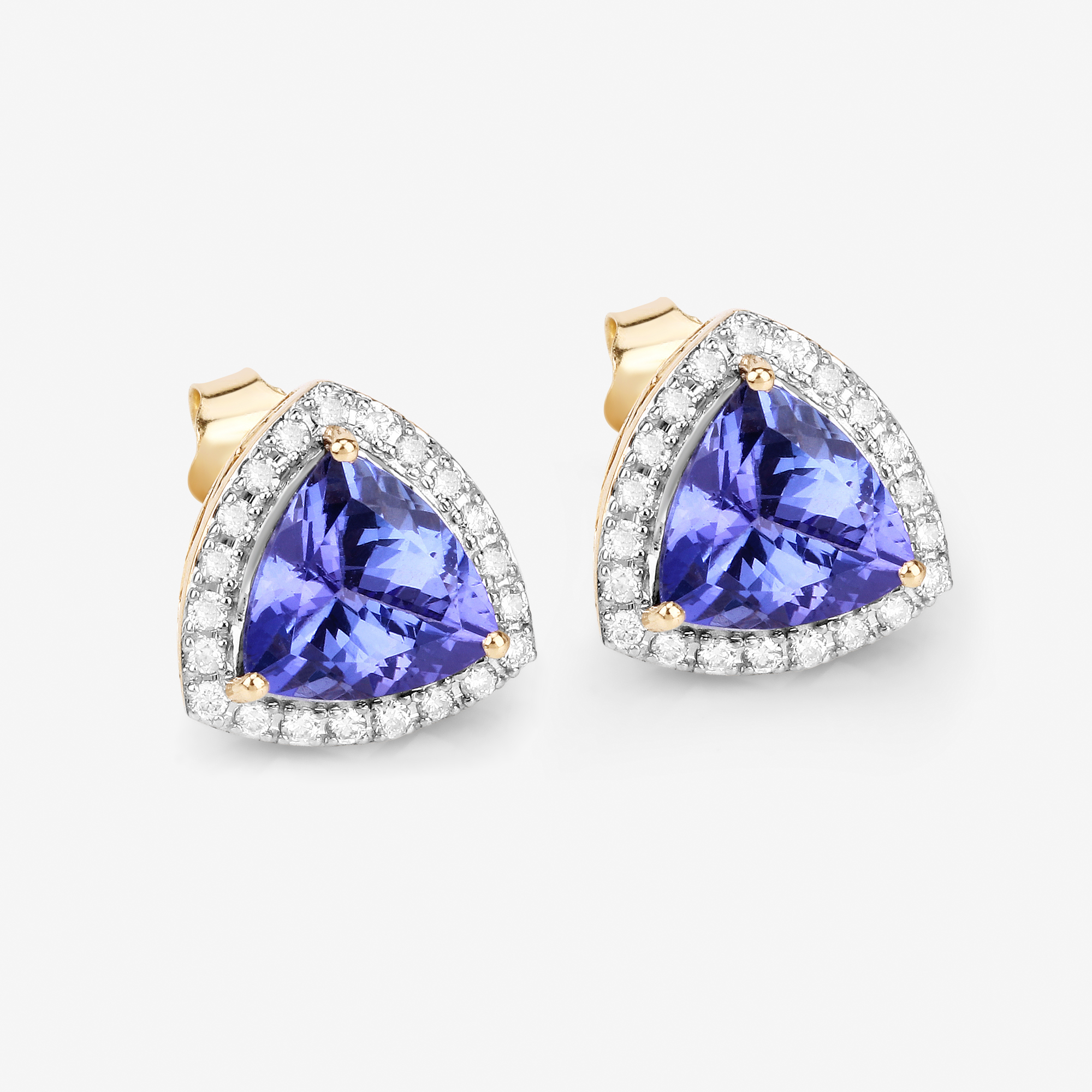 Tanzanite and Diamond Earrings