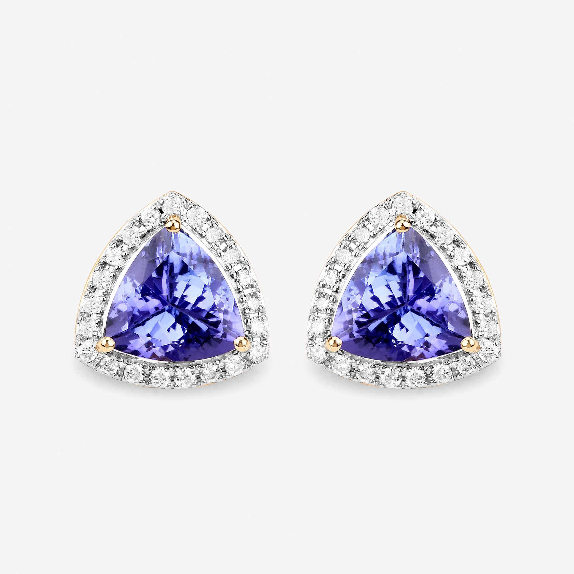Tanzanite and Diamond Earrings